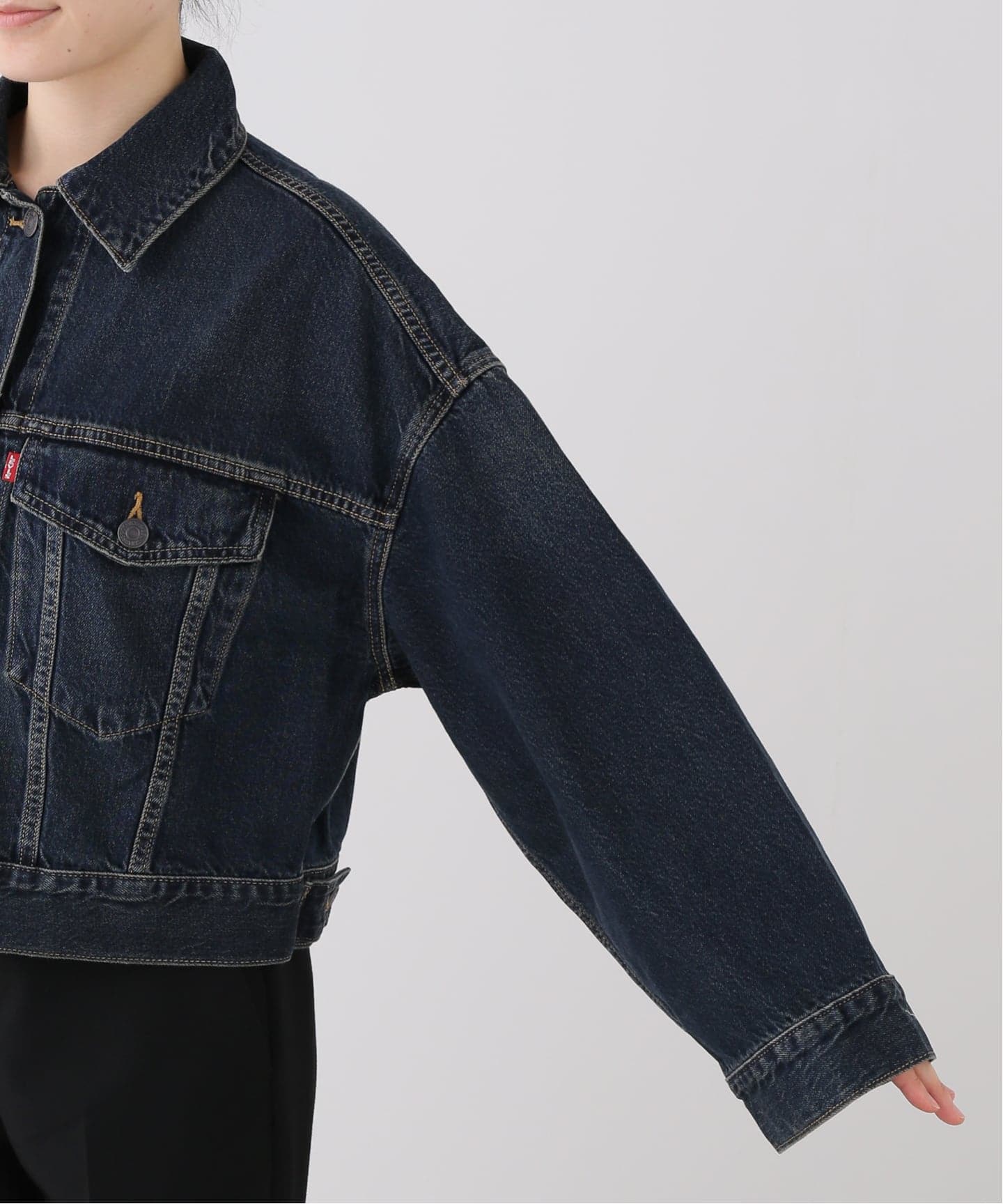 LEVI'S/リーバイス LOOSE CROP TRUCKER 0089L-0007（デニムジャケット