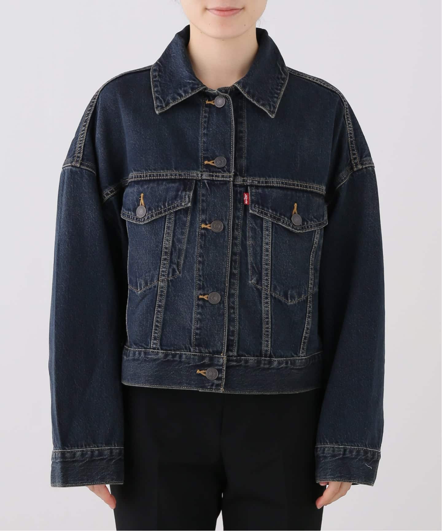 LEVI'S/リーバイス LOOSE CROP TRUCKER 0089L-0007（デニムジャケット