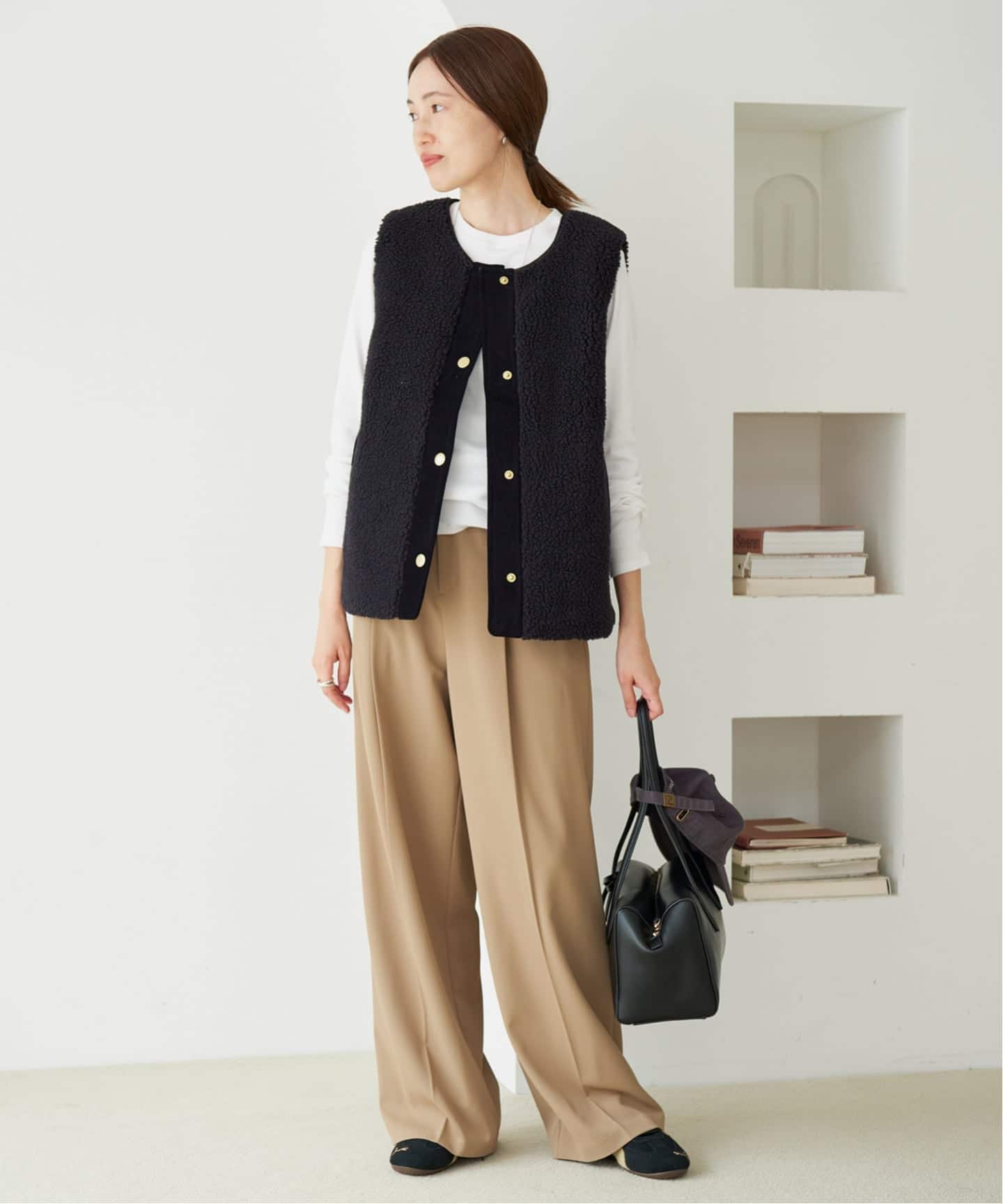 BARBOUR/バブアー DULSIE LINER LLI0016 BK11/ CR11（ベスト）｜SLOBE