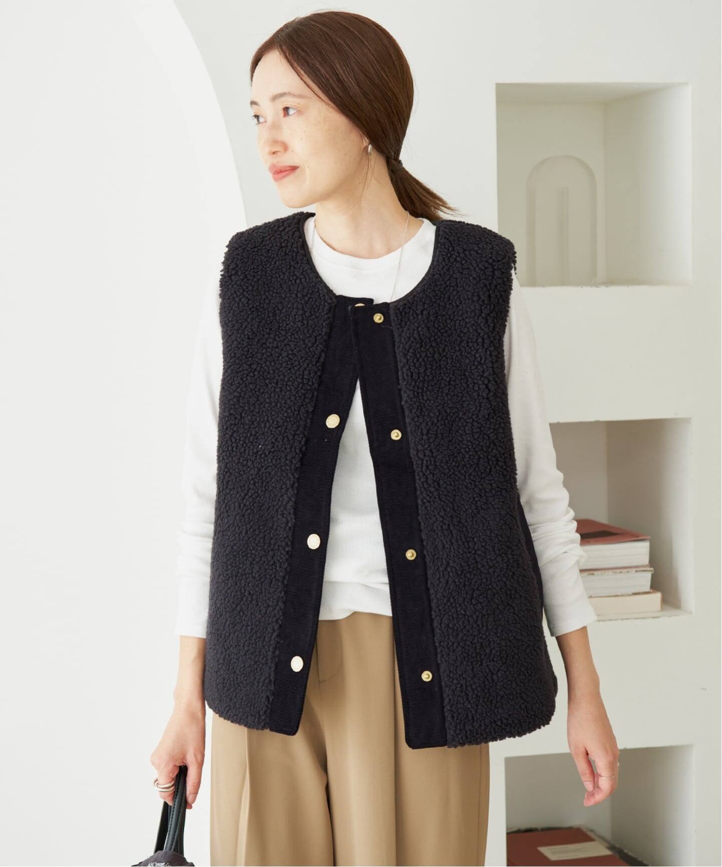 BARBOUR/バブアー DULSIE LINER LLI0016 BK11/ CR11（ベスト）｜SLOBE