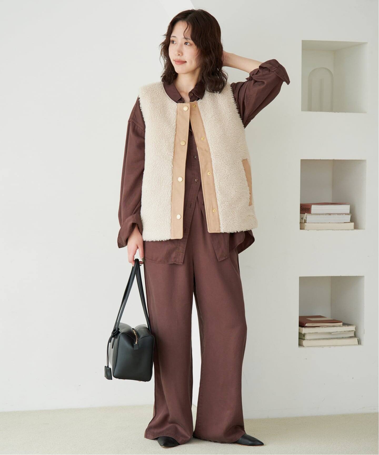 BARBOUR/バブアー DULSIE LINER LLI0016 BK11/ CR11（ベスト）｜SLOBE