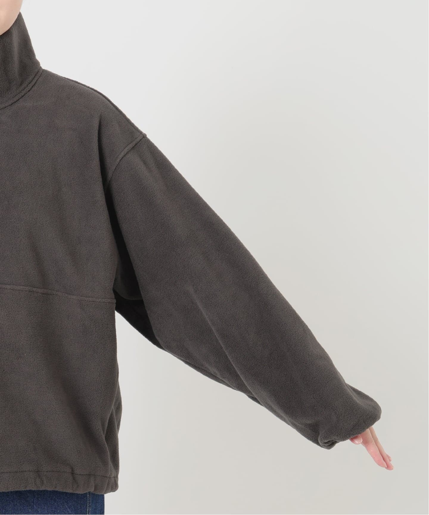 Plus by ONIT/オニット SLOBE別注 フリースハーフジップブルゾン 26AW