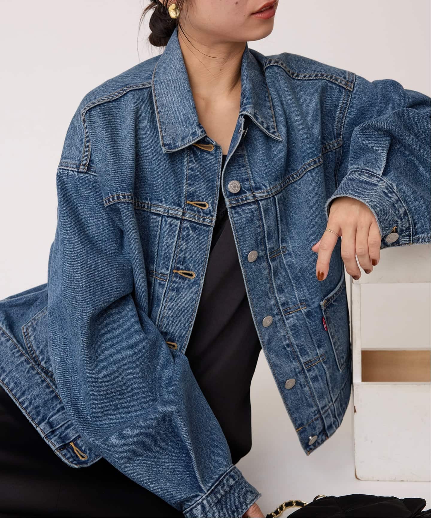 新品　Levi’s リーバイス　SLOBE別注 デニムジャケット 追加予約》Levi's/リーバイス SLOBE別注 BALLOON SLEEVE TRACKER