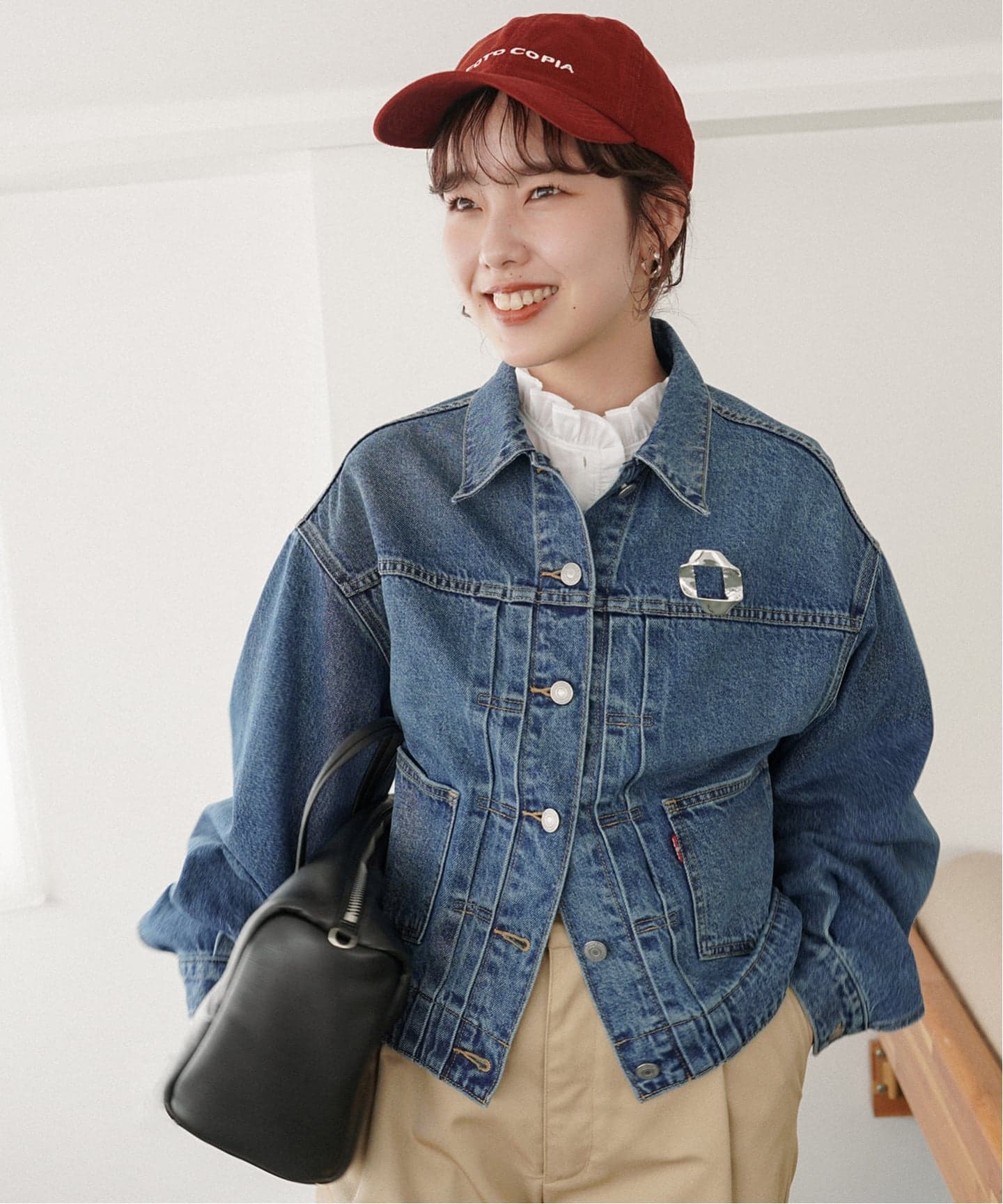 追加》Levi's/リーバイス SLOBE別注 BALLOON SLEEVE TRACKER デニム