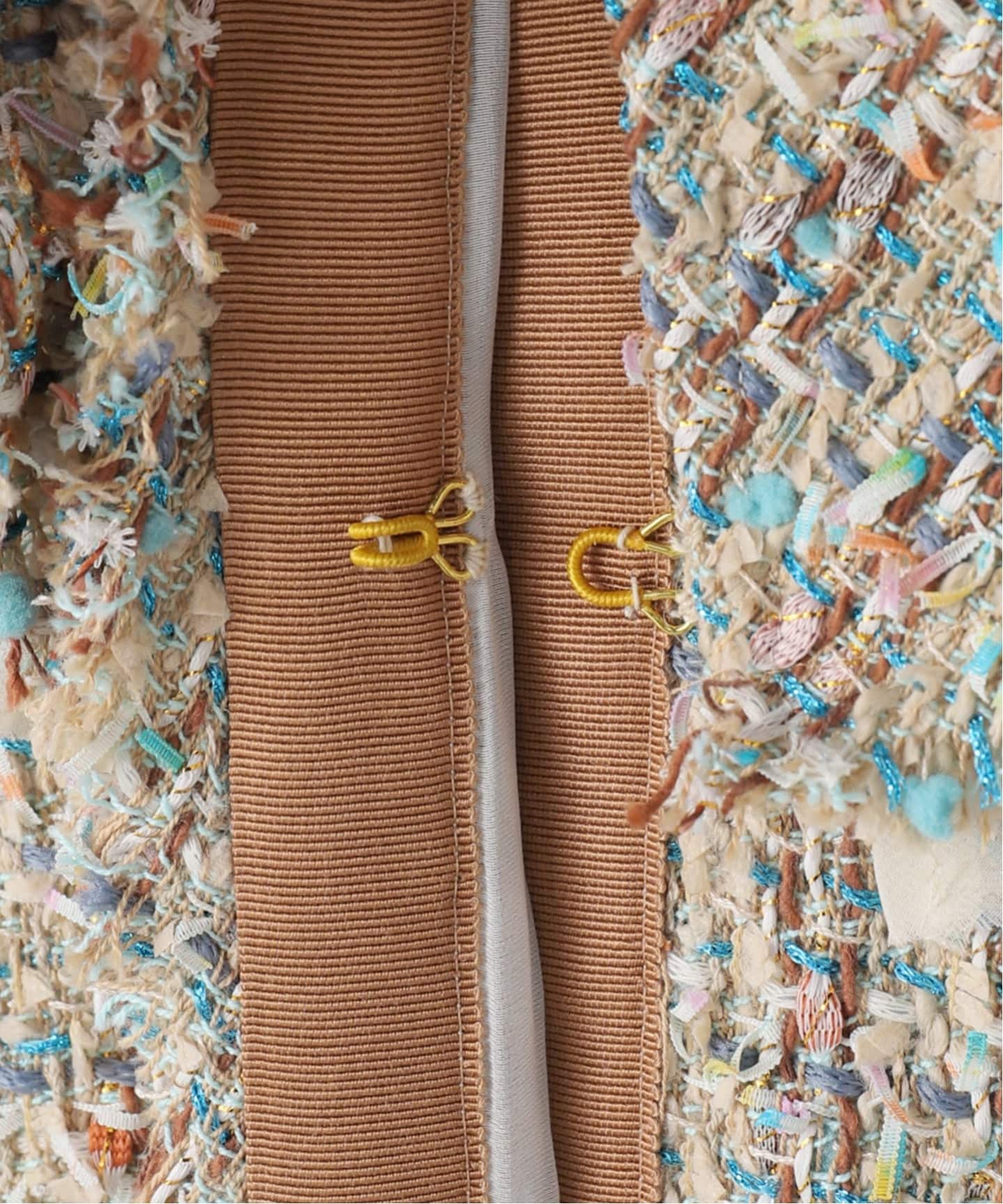 IENA LA BOUCLE LINTONツィードフリルベスト（ベスト）｜IENA（イエナ