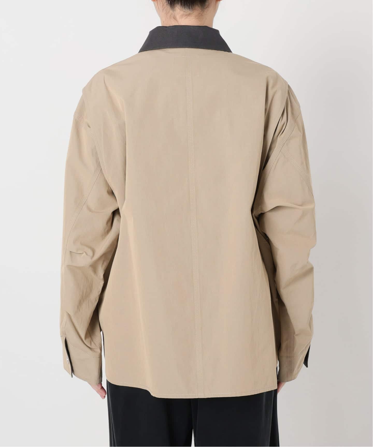 IÉNA ベージュ ブルゾン IENA LA BOUCLE GOATLEATHER HOODIEブルゾン（その他ブルゾン