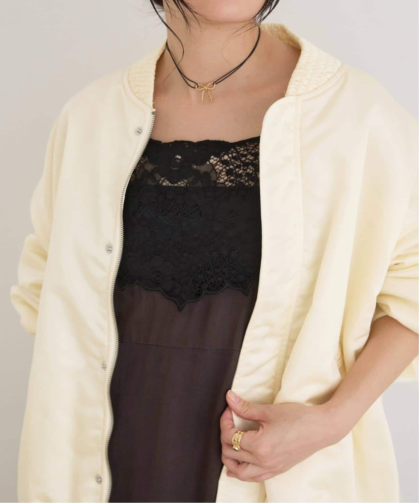 IENA LA BOUCLE LIMONTAナイロンワイドフォルムMA-1（MA-1）｜IENA