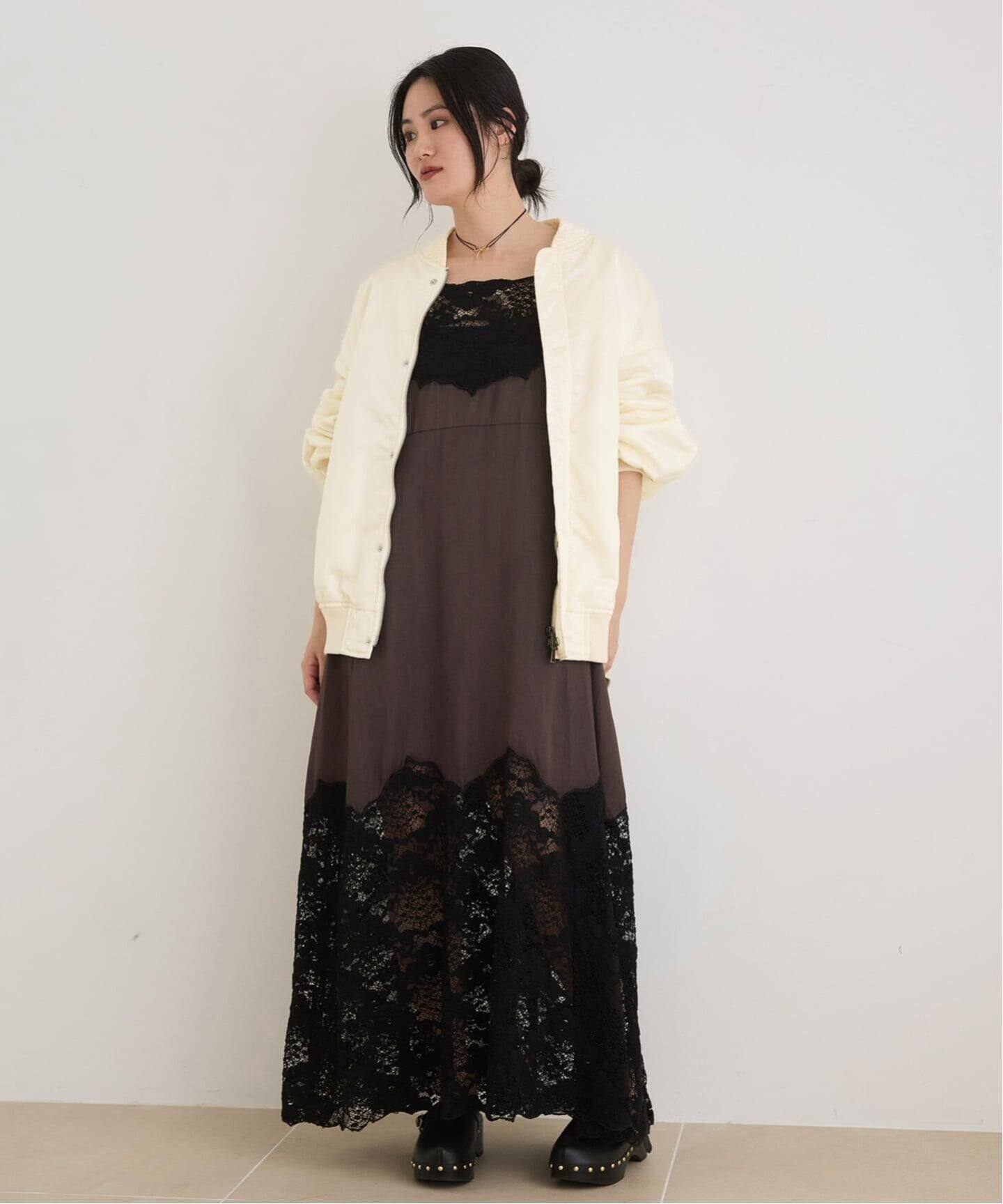 IENA LA BOUCLE LIMONTAナイロンワイドフォルムMA-1（MA-1）｜IENA