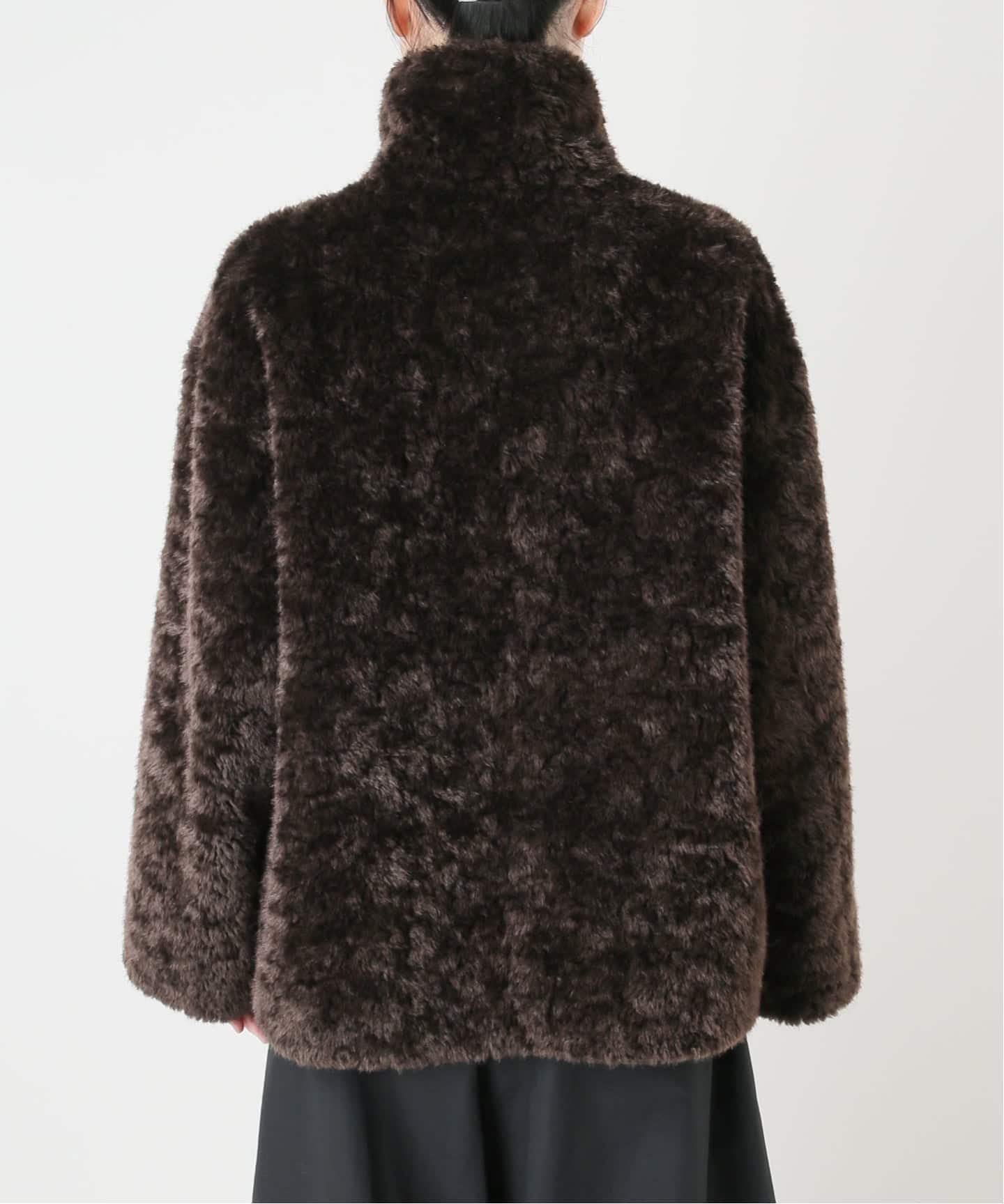予約》IENA LA BOUCLE リバーシブルフェイクファースエードブルゾン