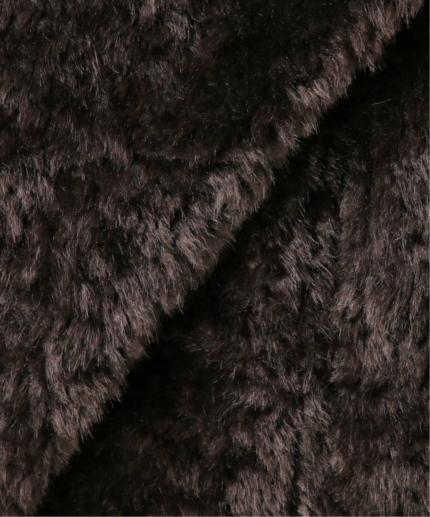 予約》IENA LA BOUCLE リバーシブルフェイクファースエードブルゾン