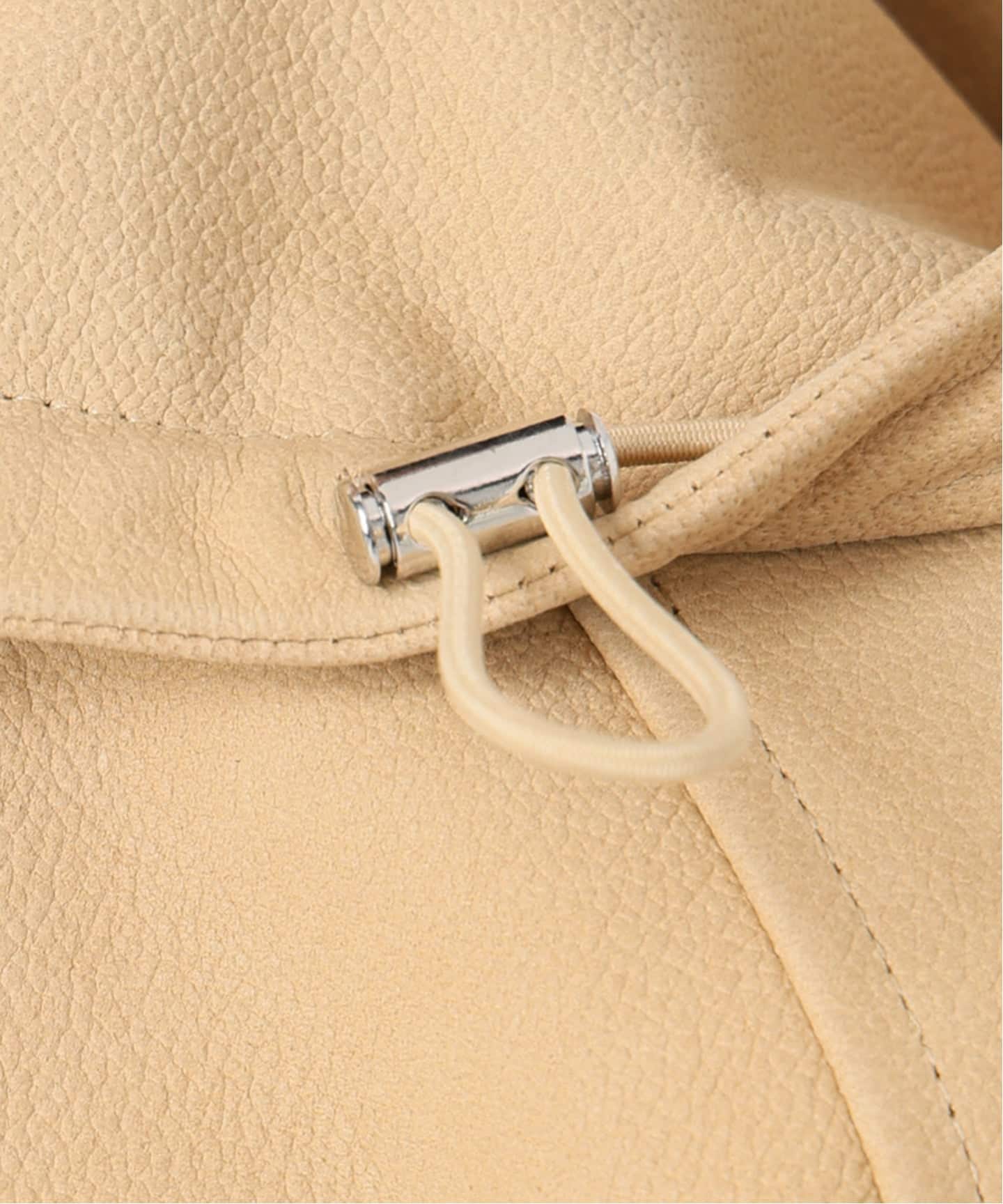 IENA LA BOUCLE GOATLEATHER HOODIEブルゾン（その他ブルゾン