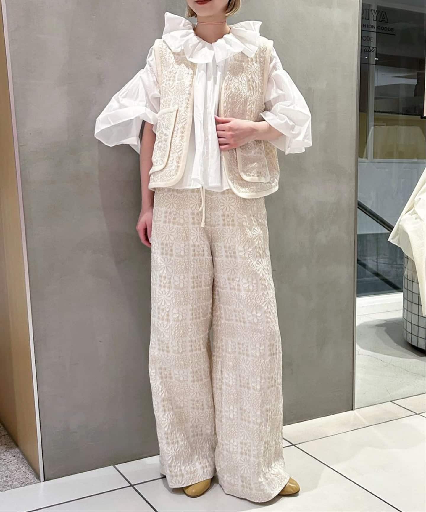 IENA LA BOUCLE BabyCAMEL ベスト IENA LA BOUCLE フラワーJQベスト（ベスト）｜IENA（イエナ）の通販