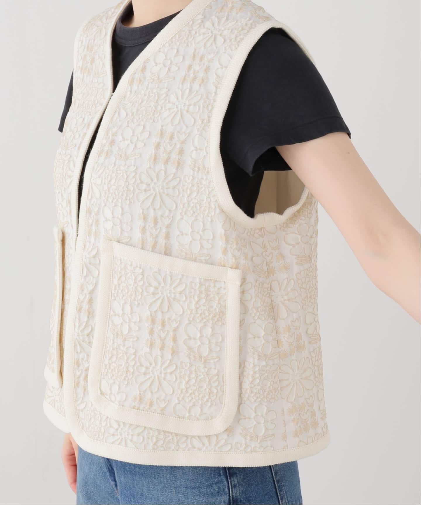 IENA LA BOUCLE BabyCAMEL ベスト IENA LA BOUCLE フラワーJQベスト（ベスト）｜IENA（イエナ）の通販