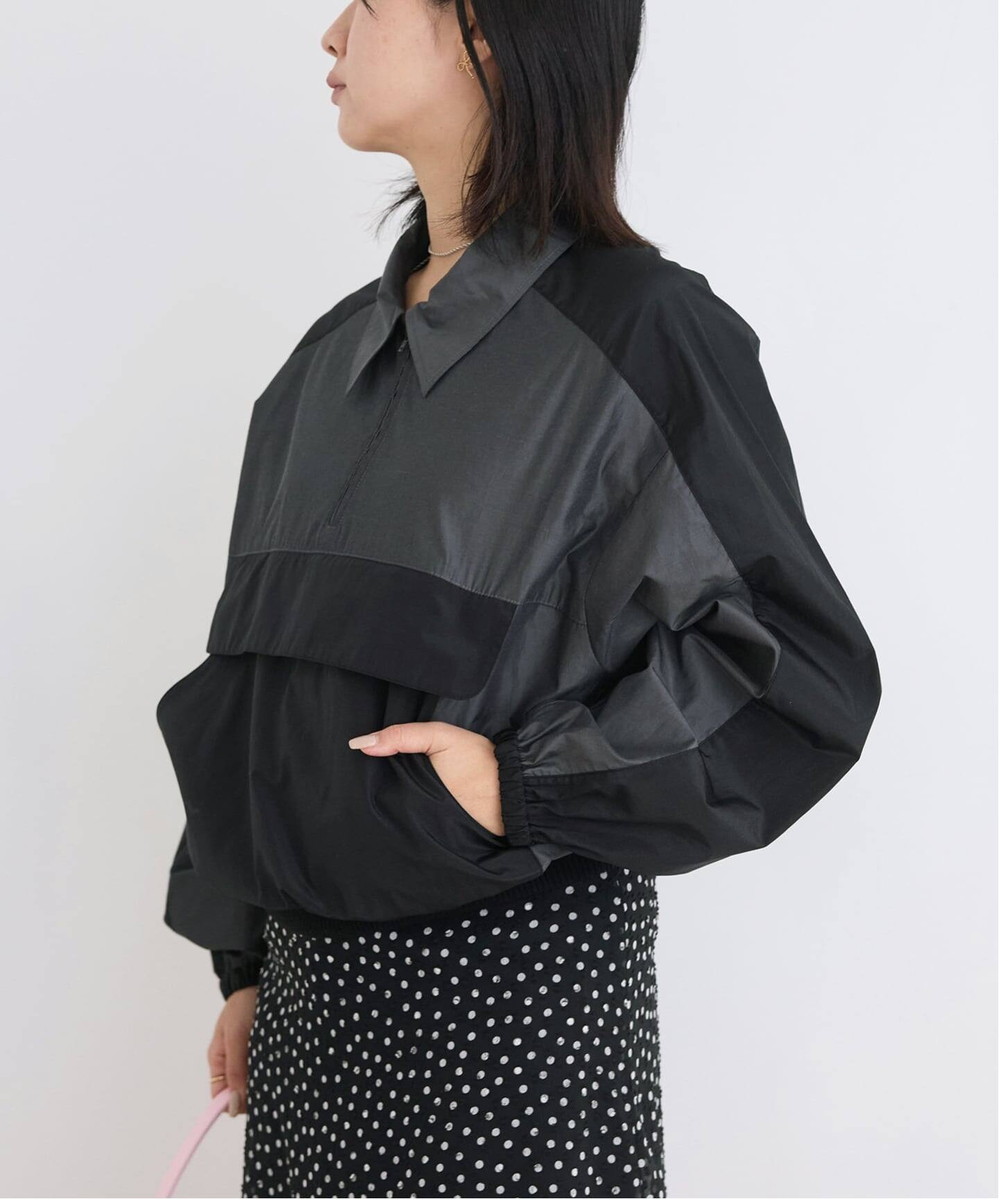 新品未使用タグ付　IENA LA BOUCLE  プルオーバー 洗濯機洗い可》IENA LA BOUCLE ハーフジッププルオーバー（その他