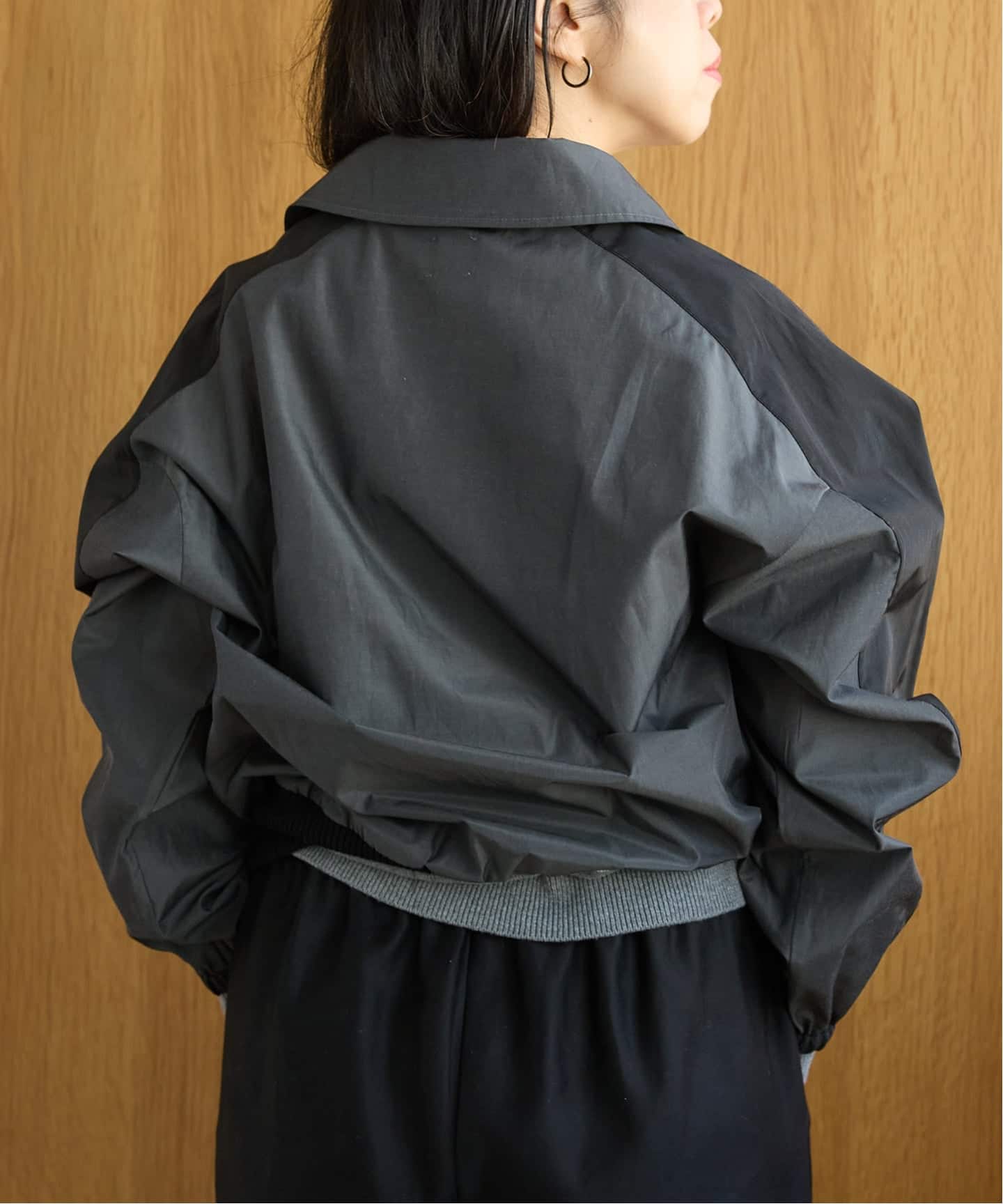 洗濯機洗い可》IENA LA BOUCLE ハーフジッププルオーバー（その他