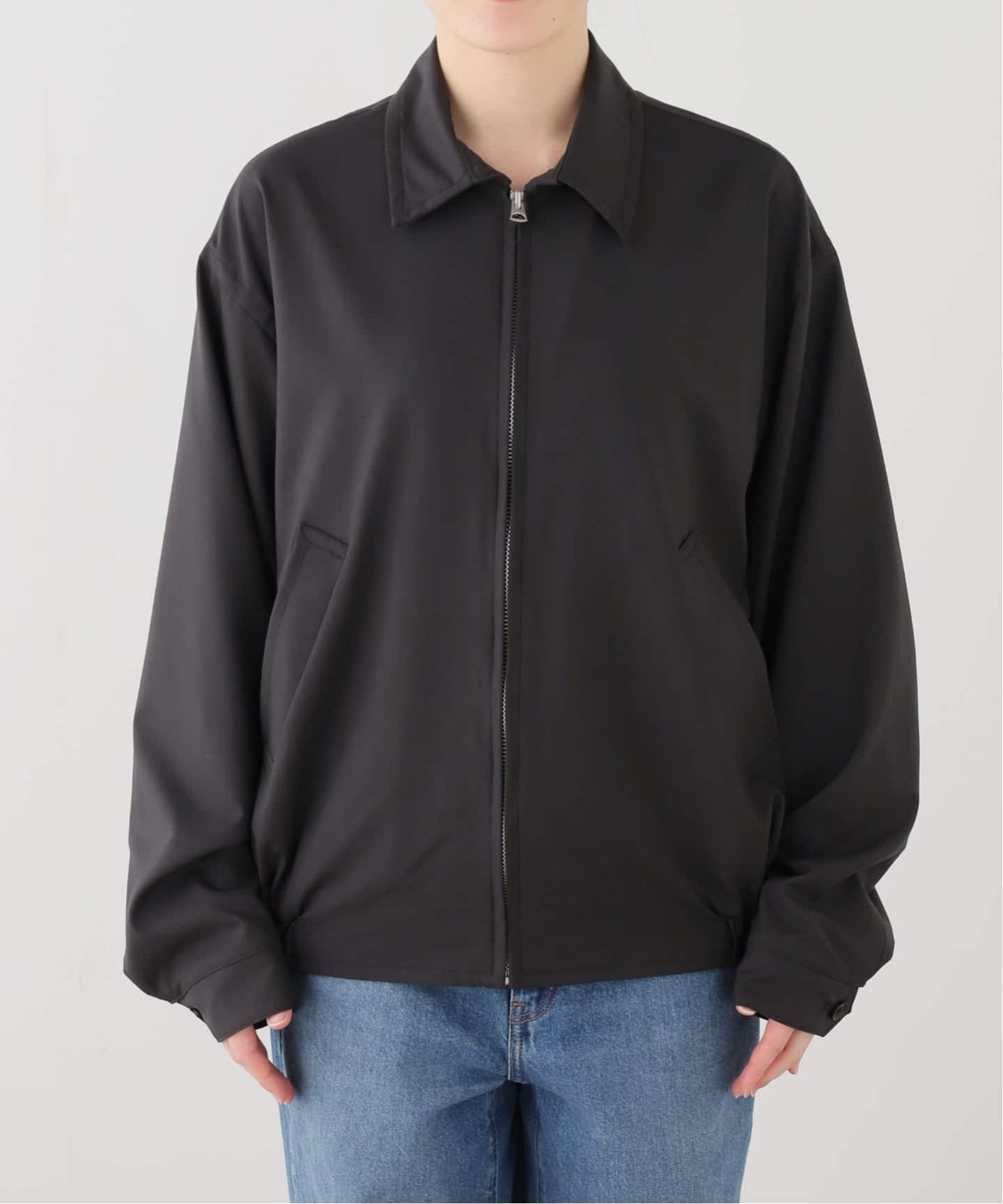 KAPTAIN SUNSHINE キャプテンサンシャイン Wool Poplin Zip ブルゾン