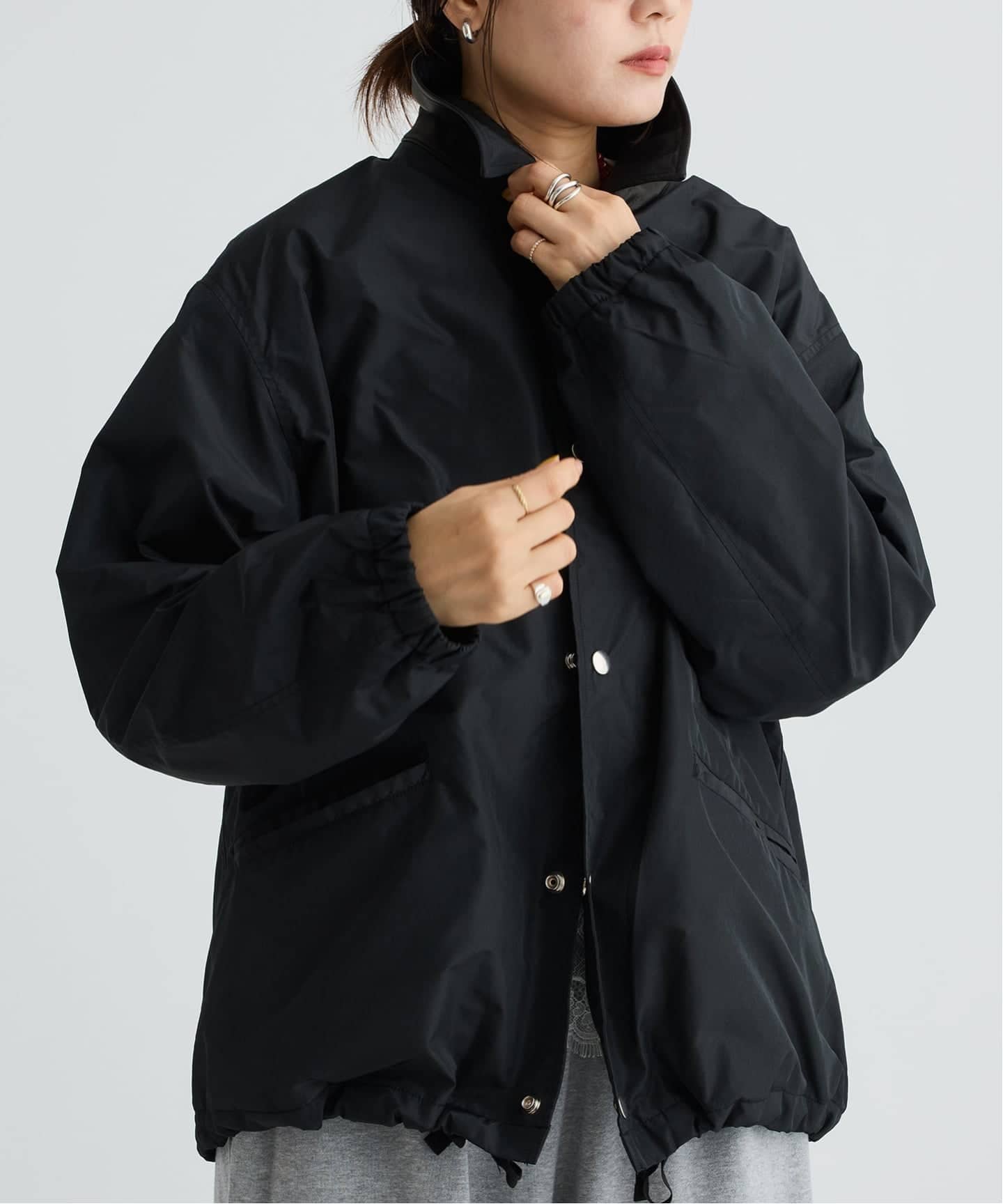 KAPTAIN SUNSHINE キャプテンサンシャイン Silk Poly Coach Jacket