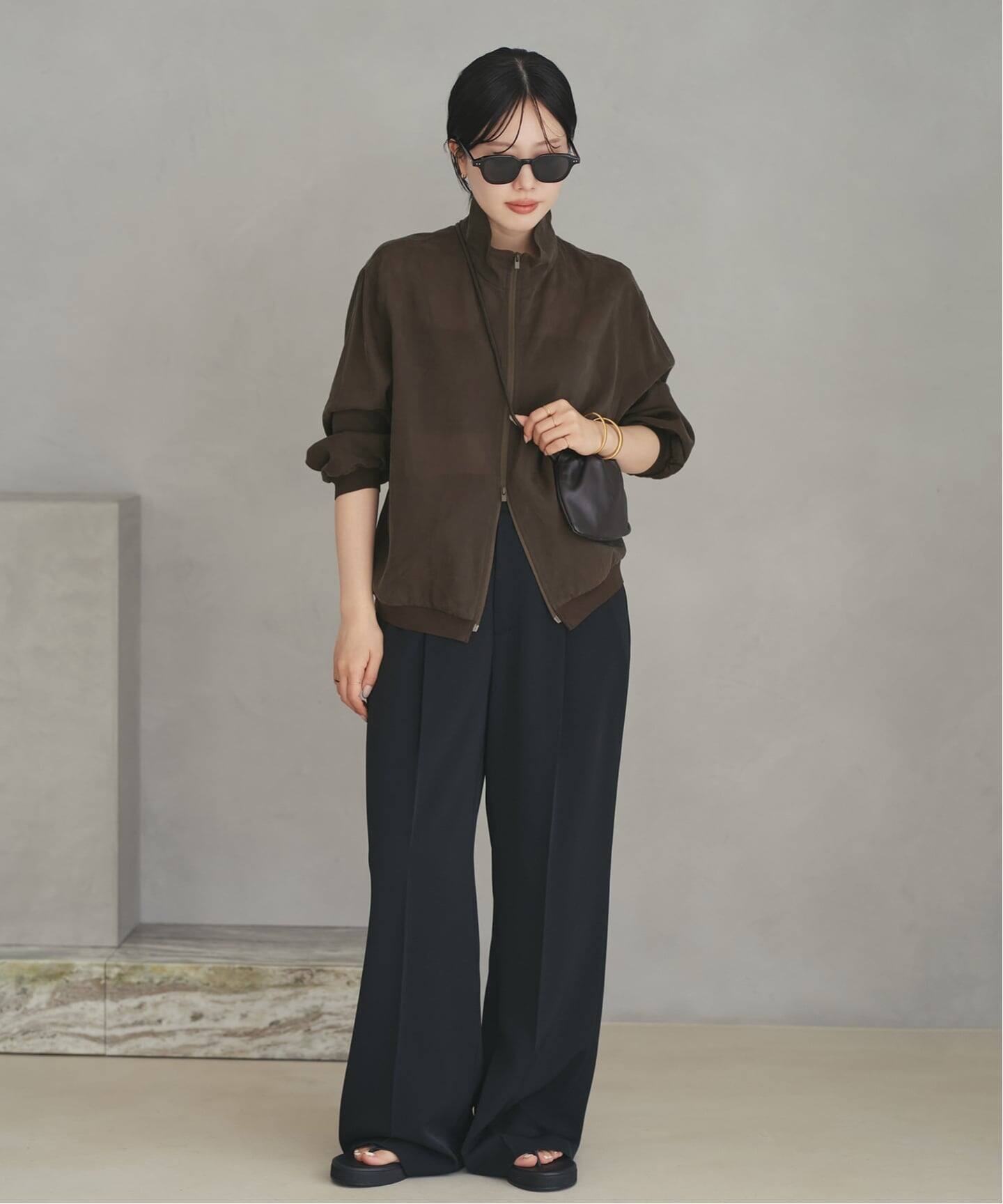 Plage　Light ブルゾン プラージュ Plage Light ブルゾン （ネイビー） - ファッション通販 d