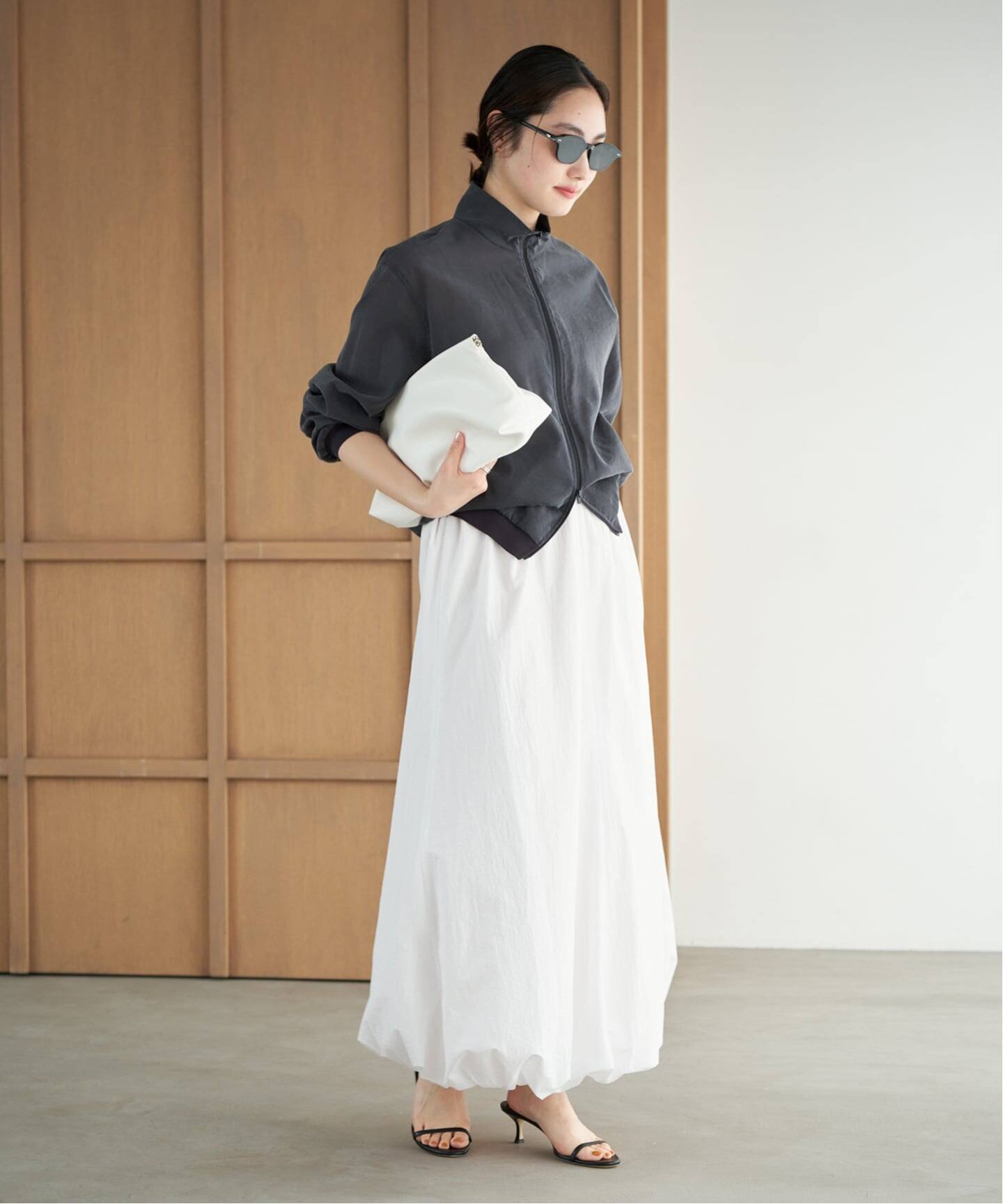 Light ブルゾン MAISON BREEZE reveur シャイニー チュール ブルゾン ジャケット