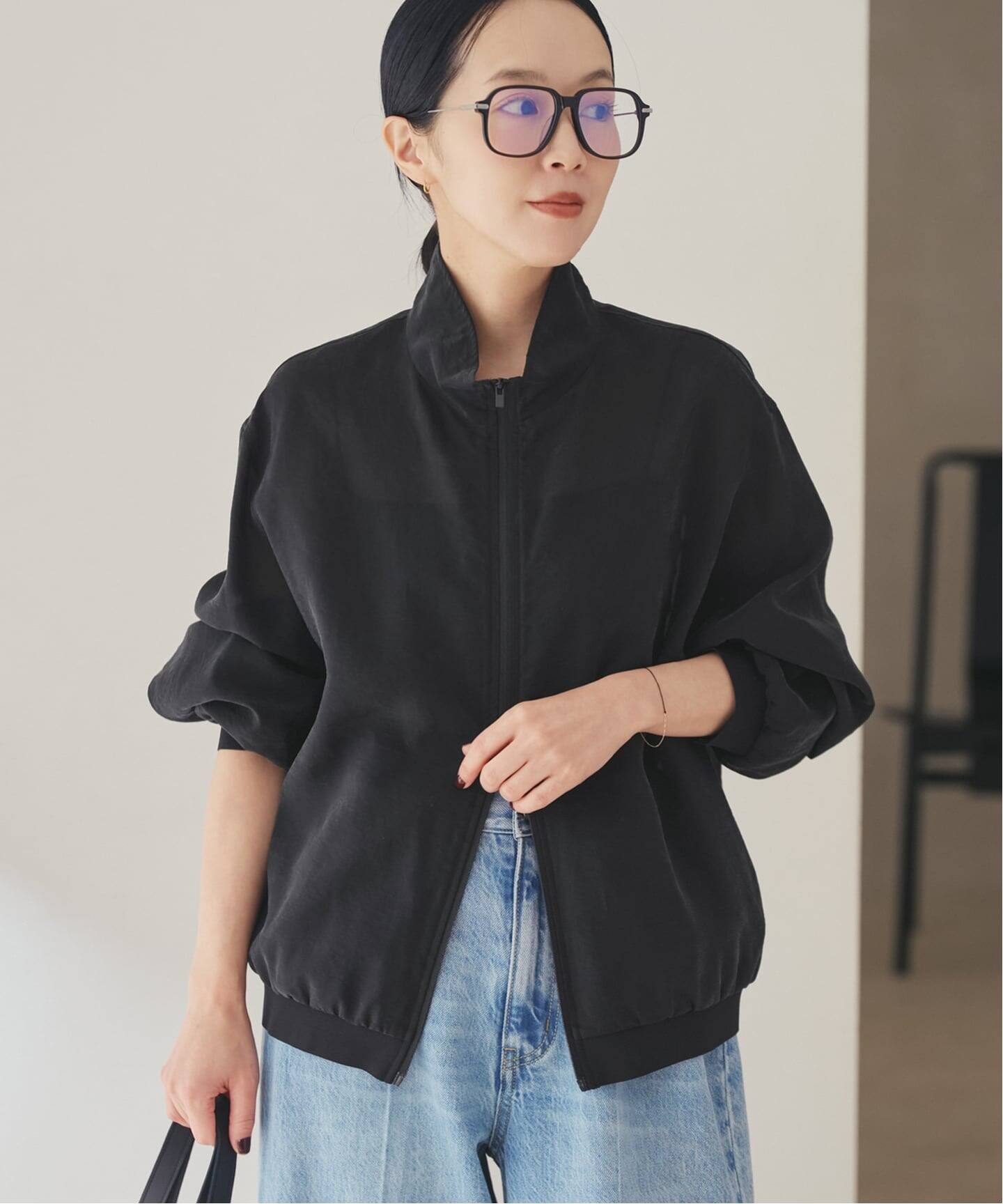 Plage　Light ブルゾン プラージュ Plage Light ブルゾン （ネイビー） - ファッション通販