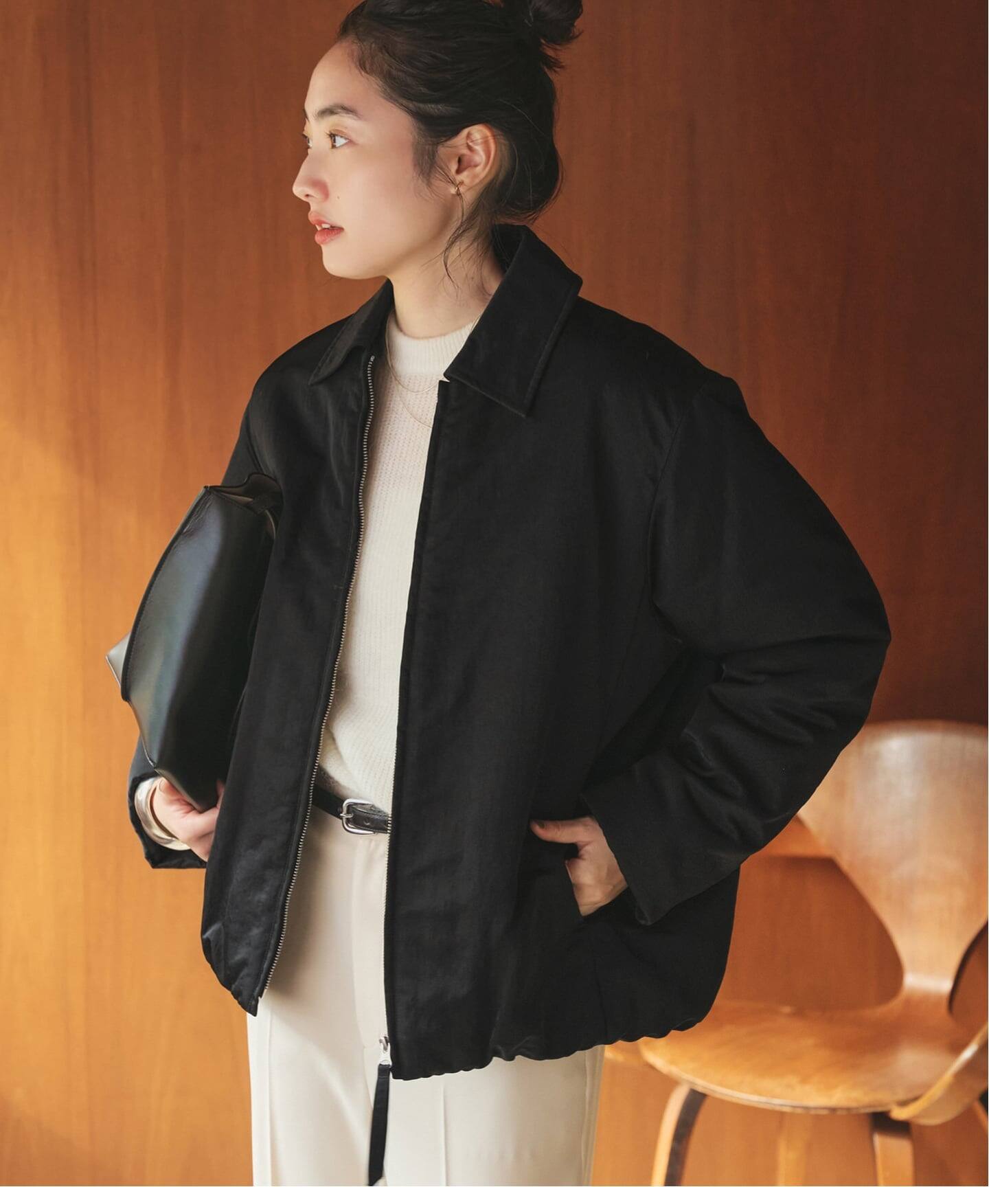 _hus_様ブラックブルゾン セール】 FLジップブルゾン （ブルゾン）｜SENSE OF PLACE by URBAN