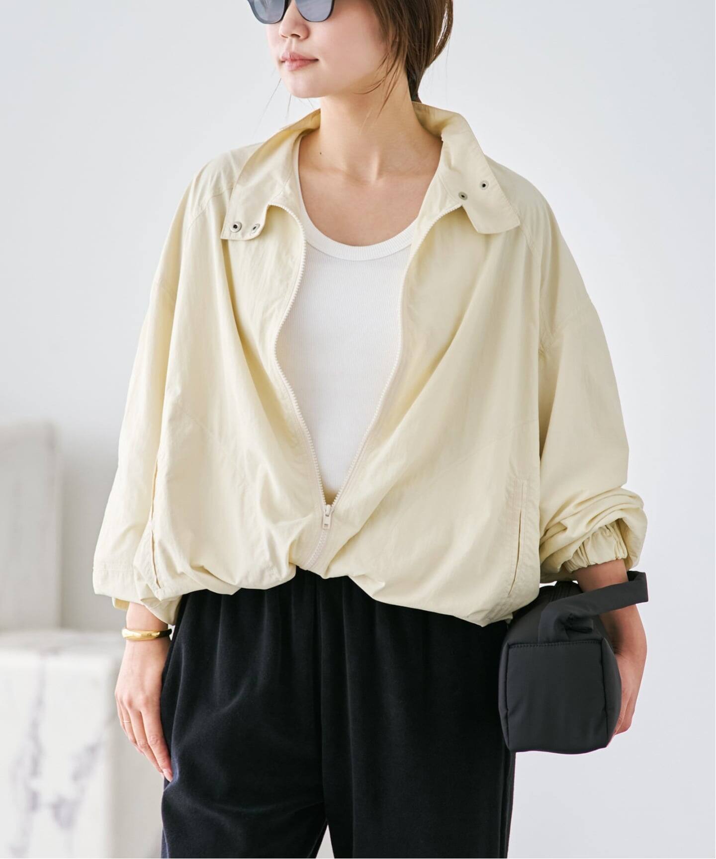 le / ル 別注 GLOSSY HIGH NECK VOLUME ブルゾン（その他ブルゾン 
