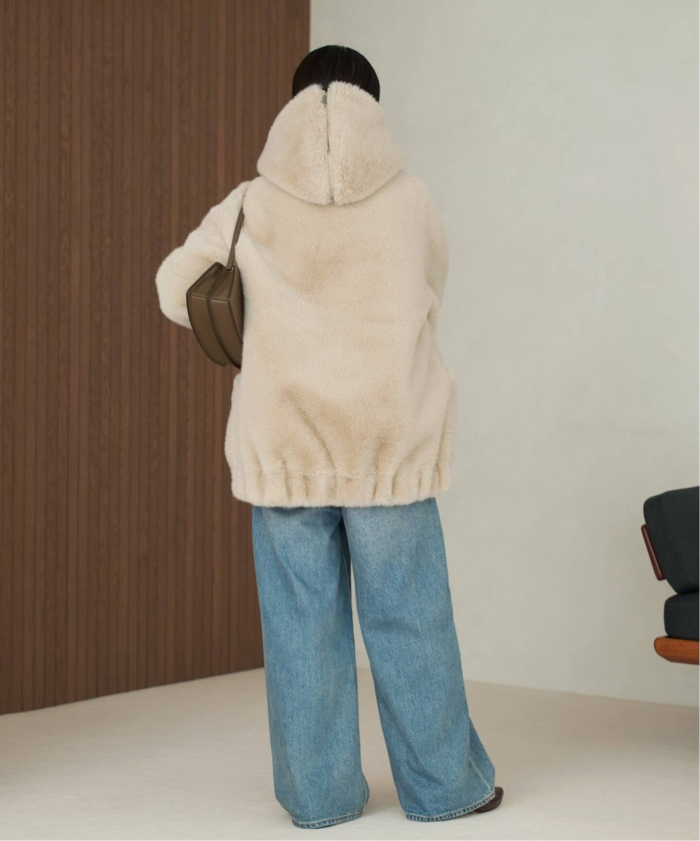 WEB限定追加予約》Vegancode / ヴィ―ガンコード FAUX FUR ブルゾン 