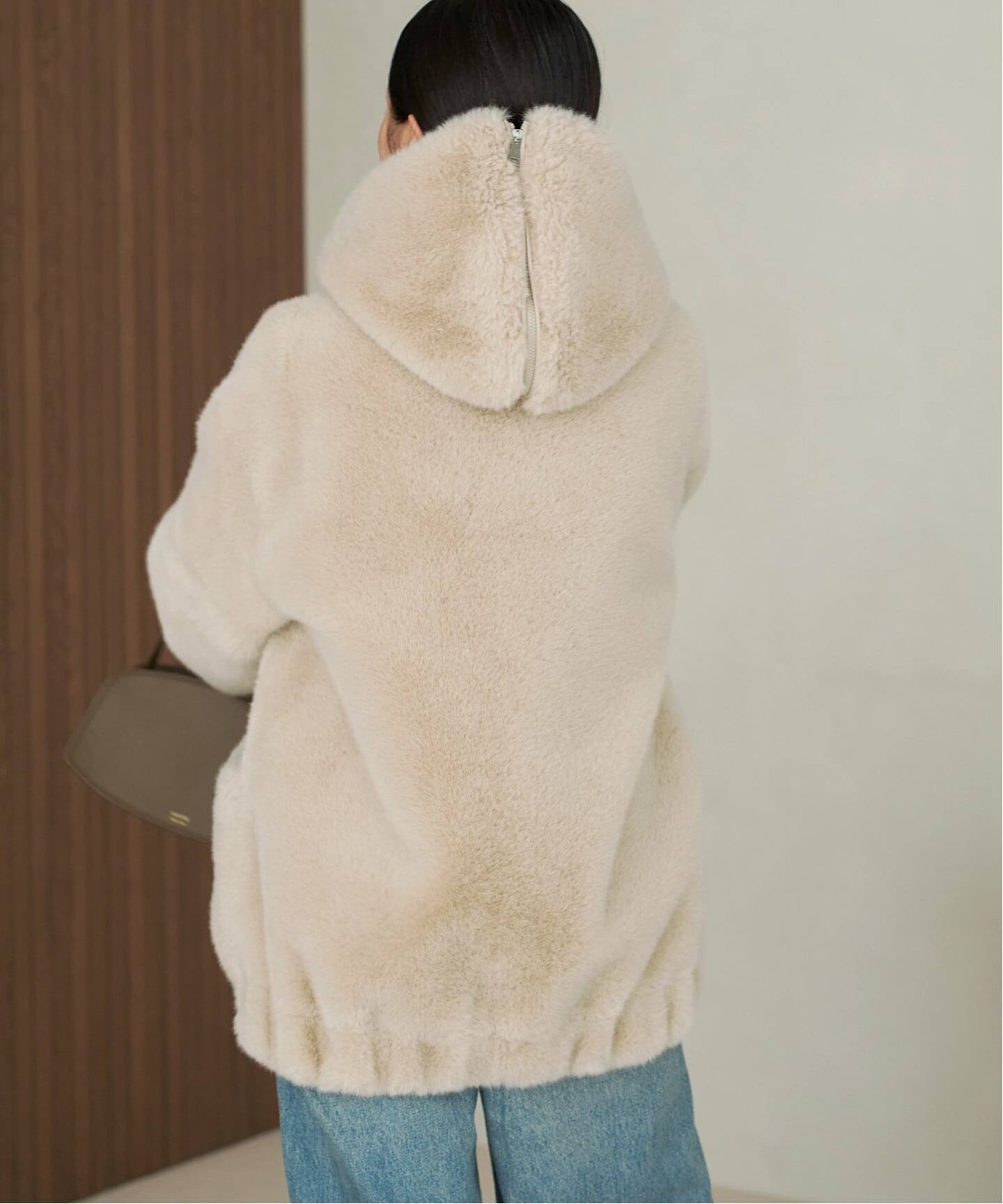 一部店舗・WEB限定》Vegancode / ヴィ―ガンコード FAUX FUR ブルゾン