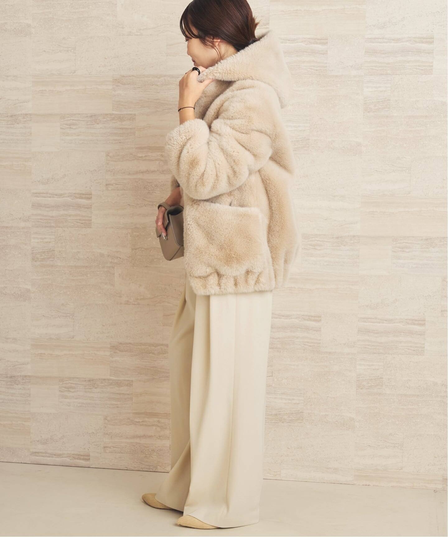 WEB限定追加予約》Vegancode / ヴィ―ガンコード FAUX FUR ブルゾン 