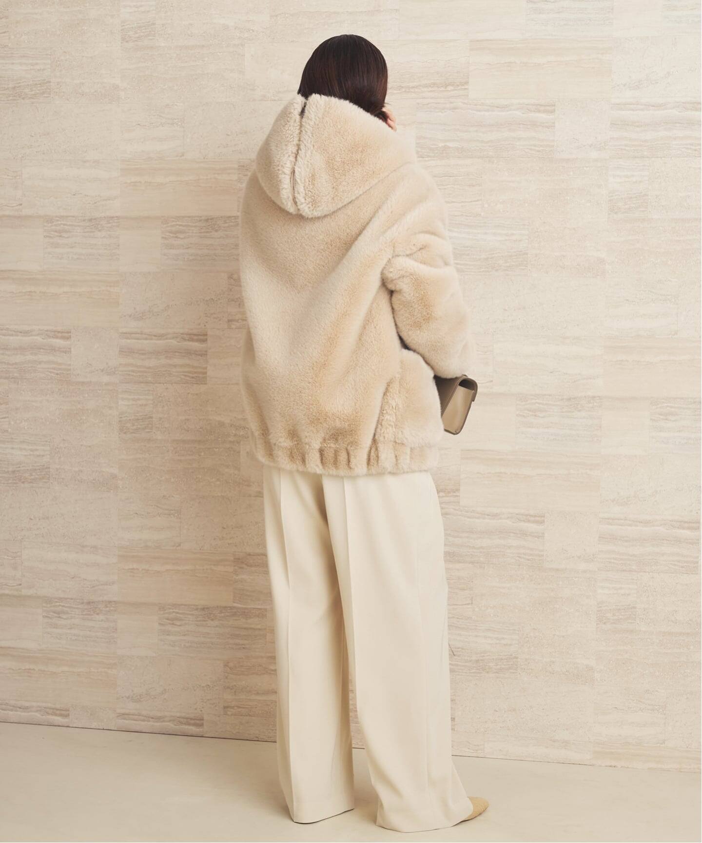 一部店舗・WEB限定》Vegancode / ヴィ―ガンコード FAUX FUR ブルゾン