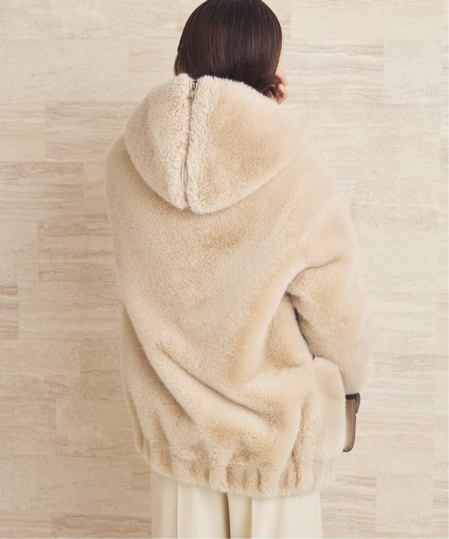 WEB限定追加予約》Vegancode / ヴィ―ガンコード FAUX FUR ブルゾン 