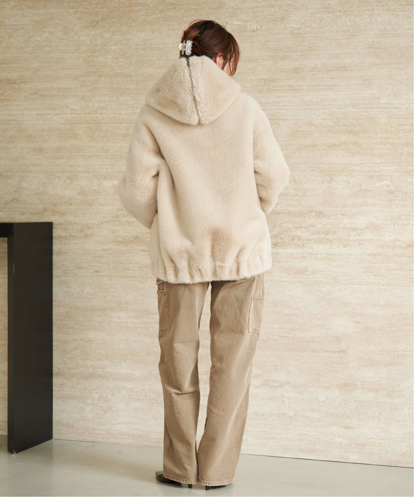 WEB限定追加予約》Vegancode / ヴィ―ガンコード FAUX FUR ブルゾン 