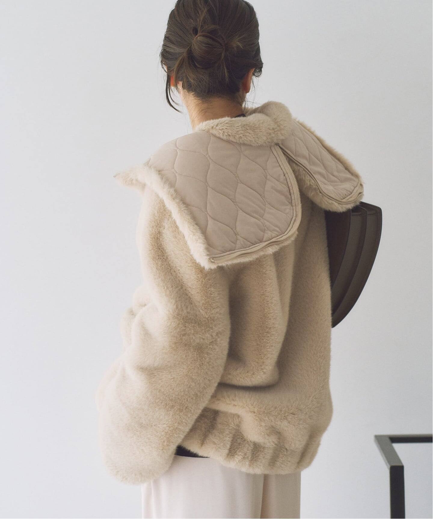 WEB限定追加予約》Vegancode / ヴィ―ガンコード FAUX FUR ブルゾン