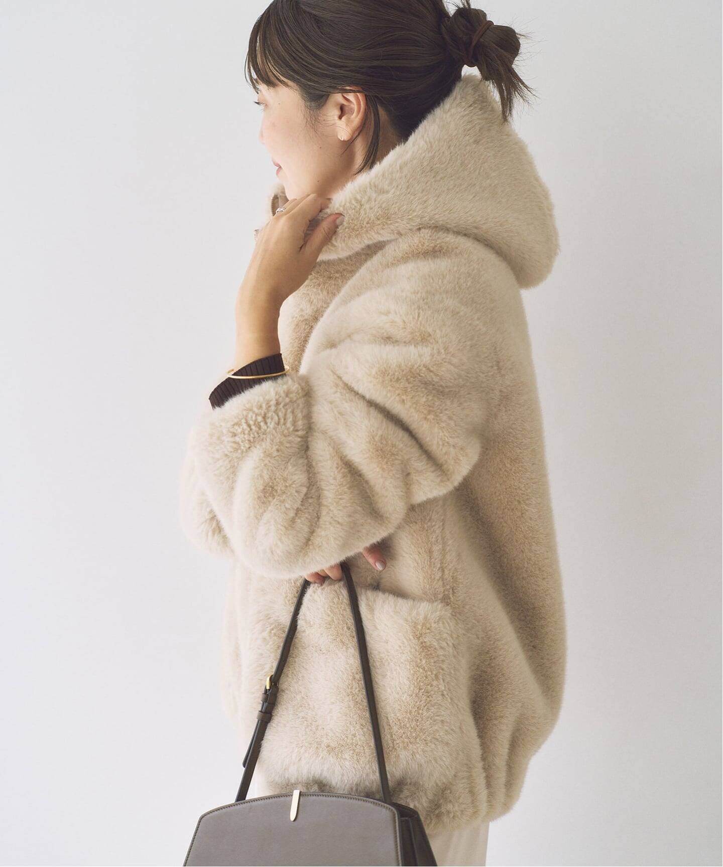 WEB限定追加予約》Vegancode / ヴィ―ガンコード FAUX FUR ブルゾン 