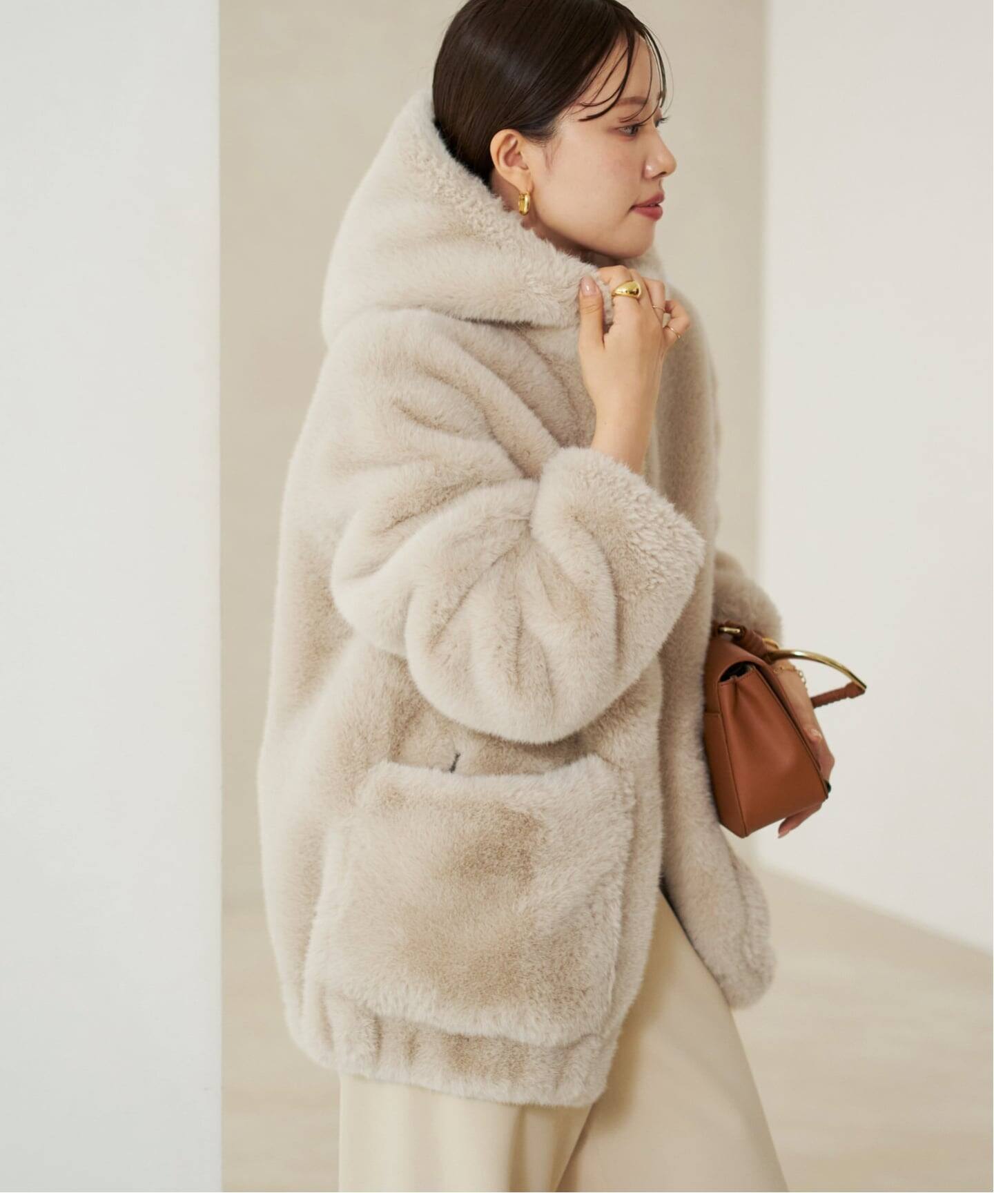 WEB限定追加予約》Vegancode / ヴィ―ガンコード FAUX FUR ブルゾン 