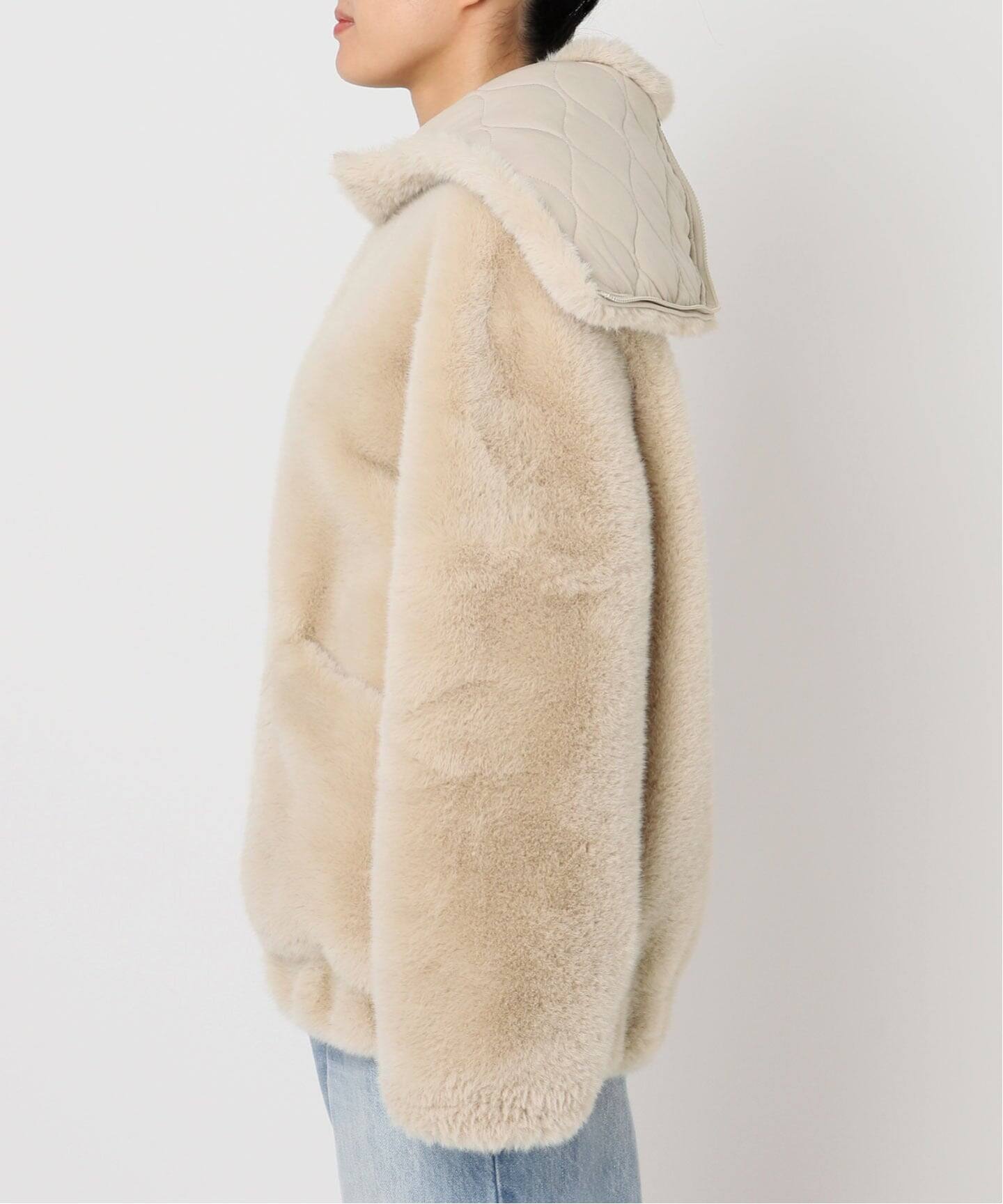 WEB限定追加予約》Vegancode / ヴィ―ガンコード FAUX FUR ブルゾン 