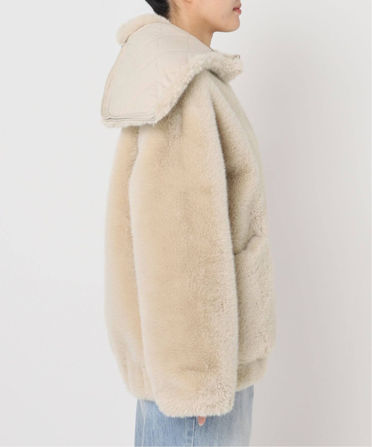 WEB限定追加予約》Vegancode / ヴィ―ガンコード FAUX FUR ブルゾン 