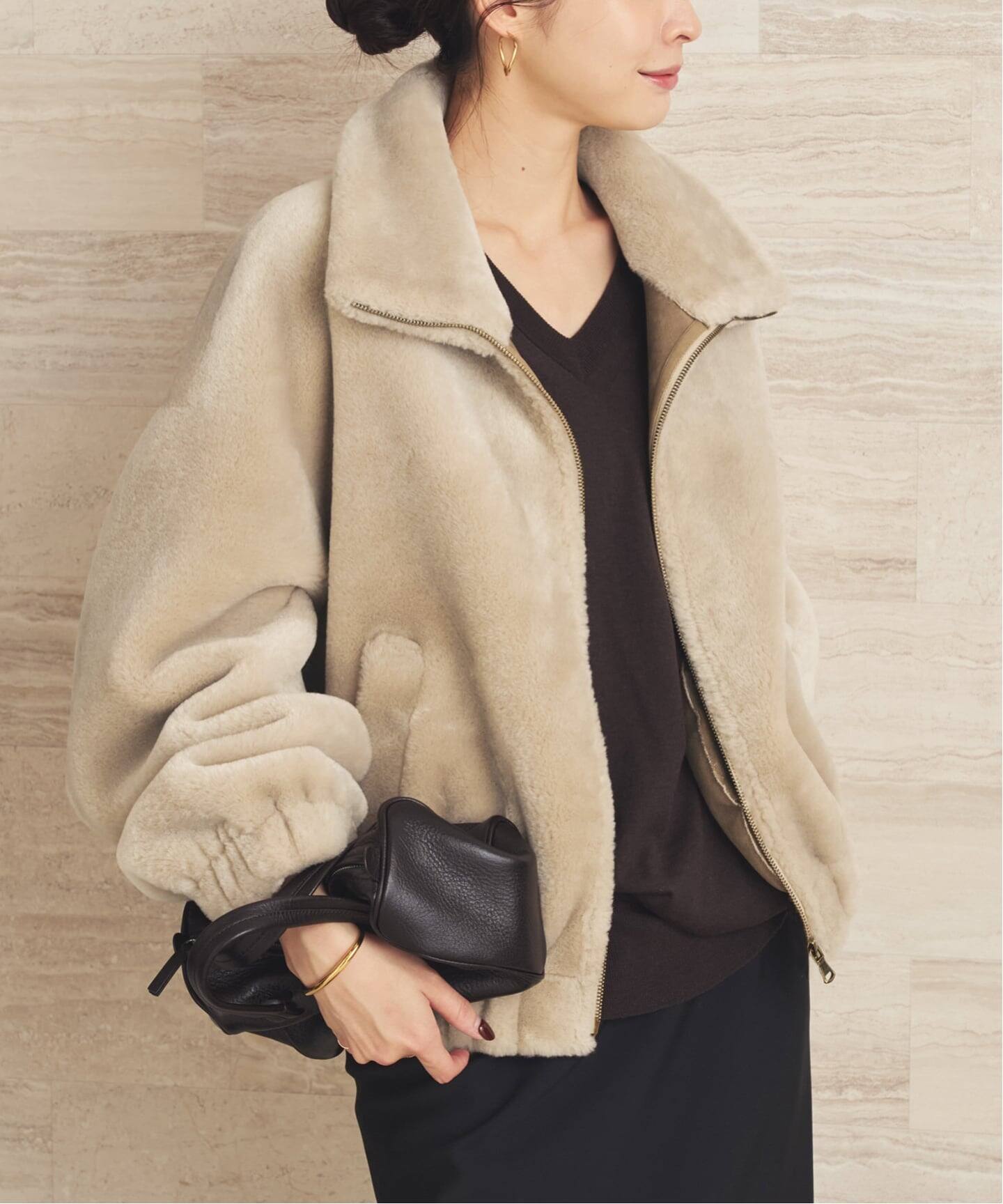 予約》Vegancode / ヴィ―ガンコード 別注 ECOFUR BOMBER ジャケット 