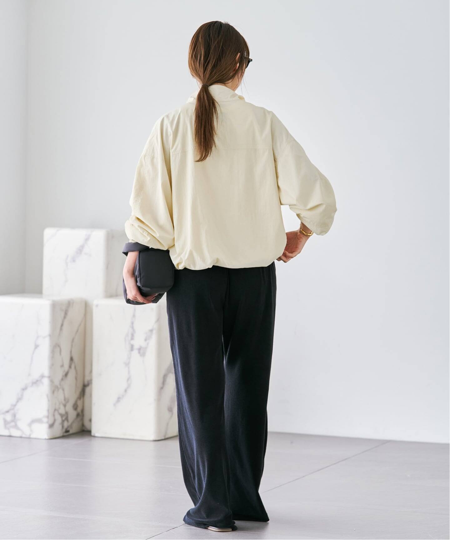 追加》le / ル 別注 GLOSSY HIGH NECK VOLUME ブルゾン 2（その他