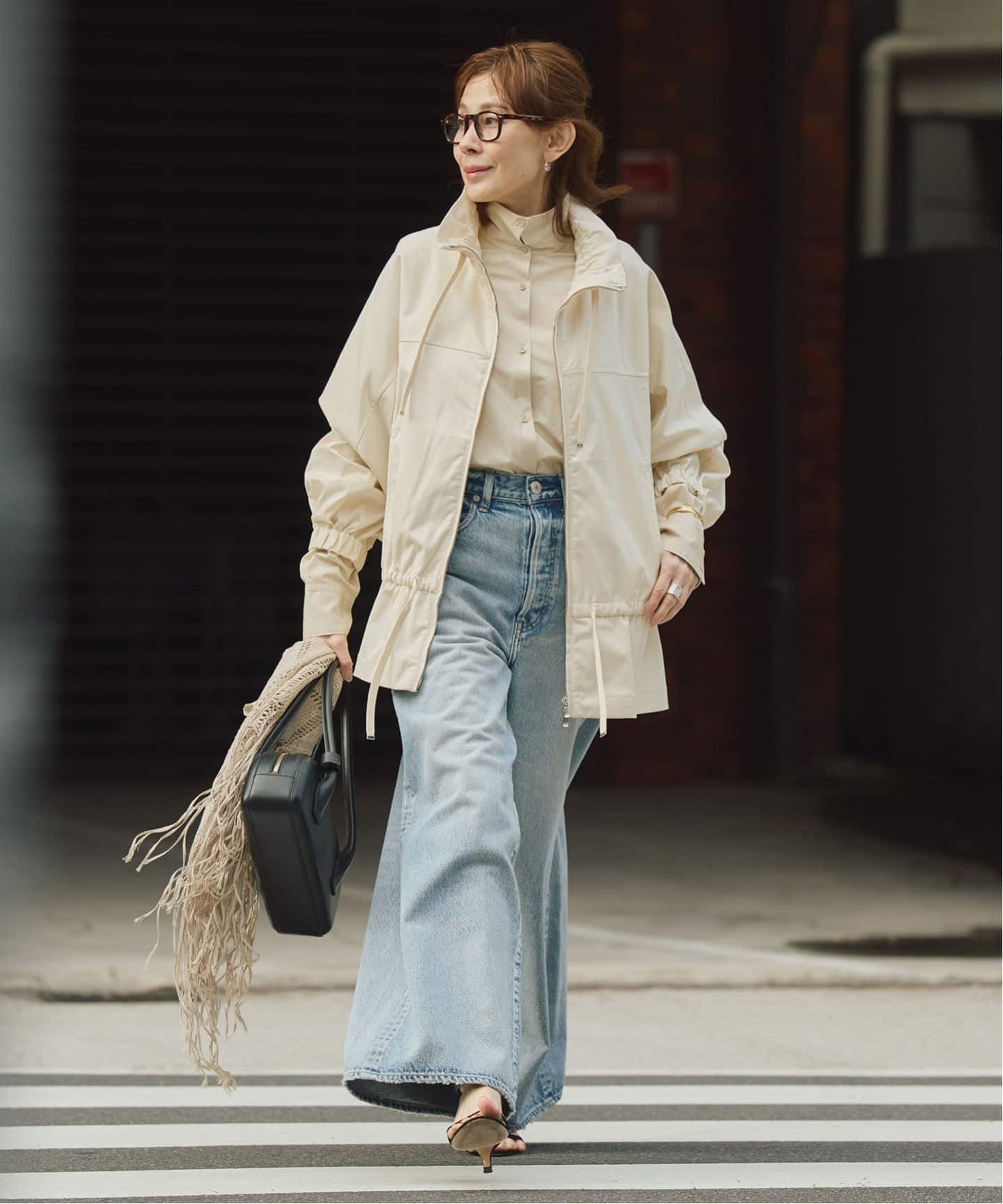 予約》ダブルサテンZIPブルゾン（その他ブルゾン／アウター）｜VERMEIL