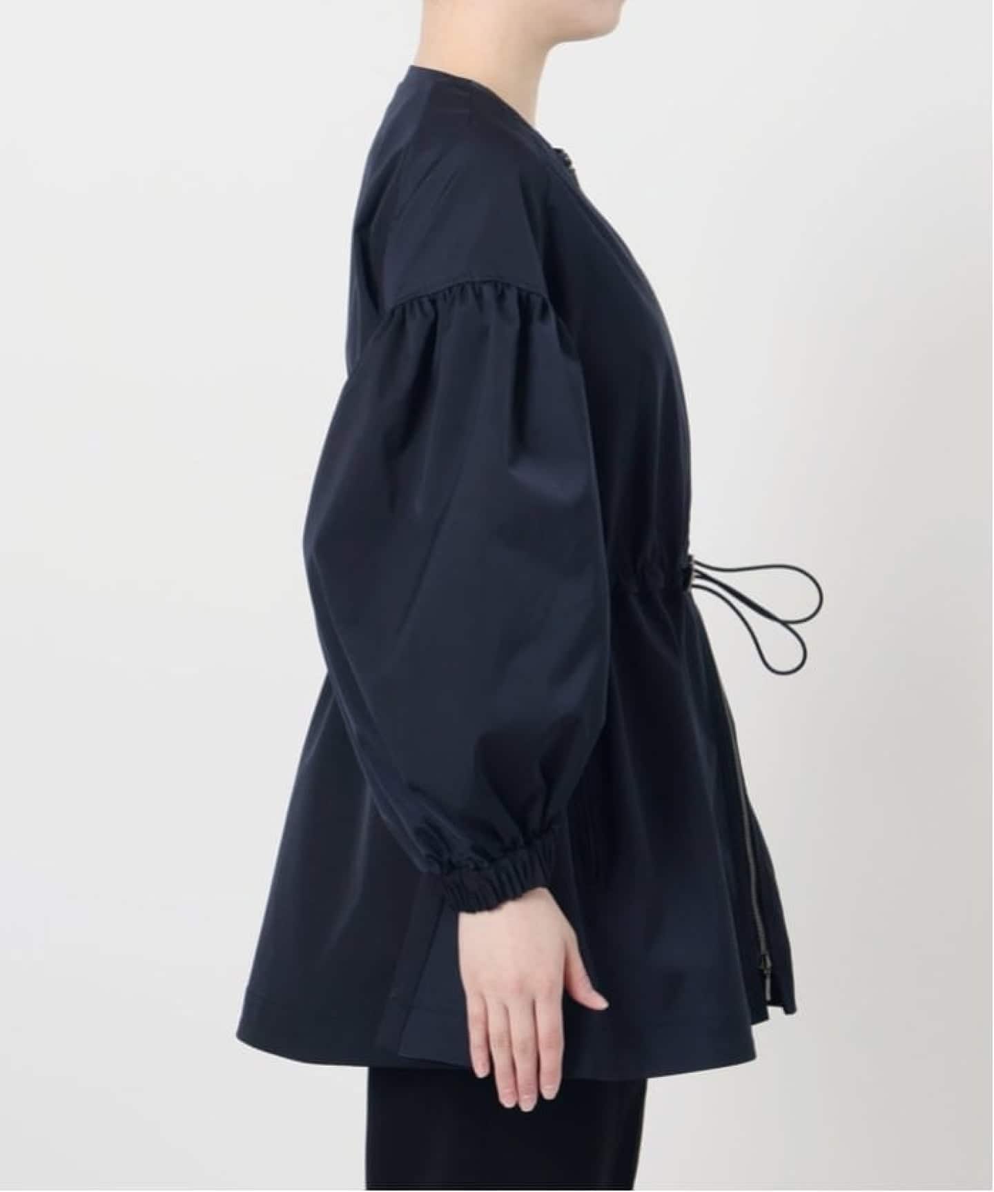 追加2予約》ノーカラーギャザーZIPブルゾン（その他ブルゾン／アウター