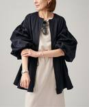 《追加2》ノーカラーギャザーZIPブルゾン