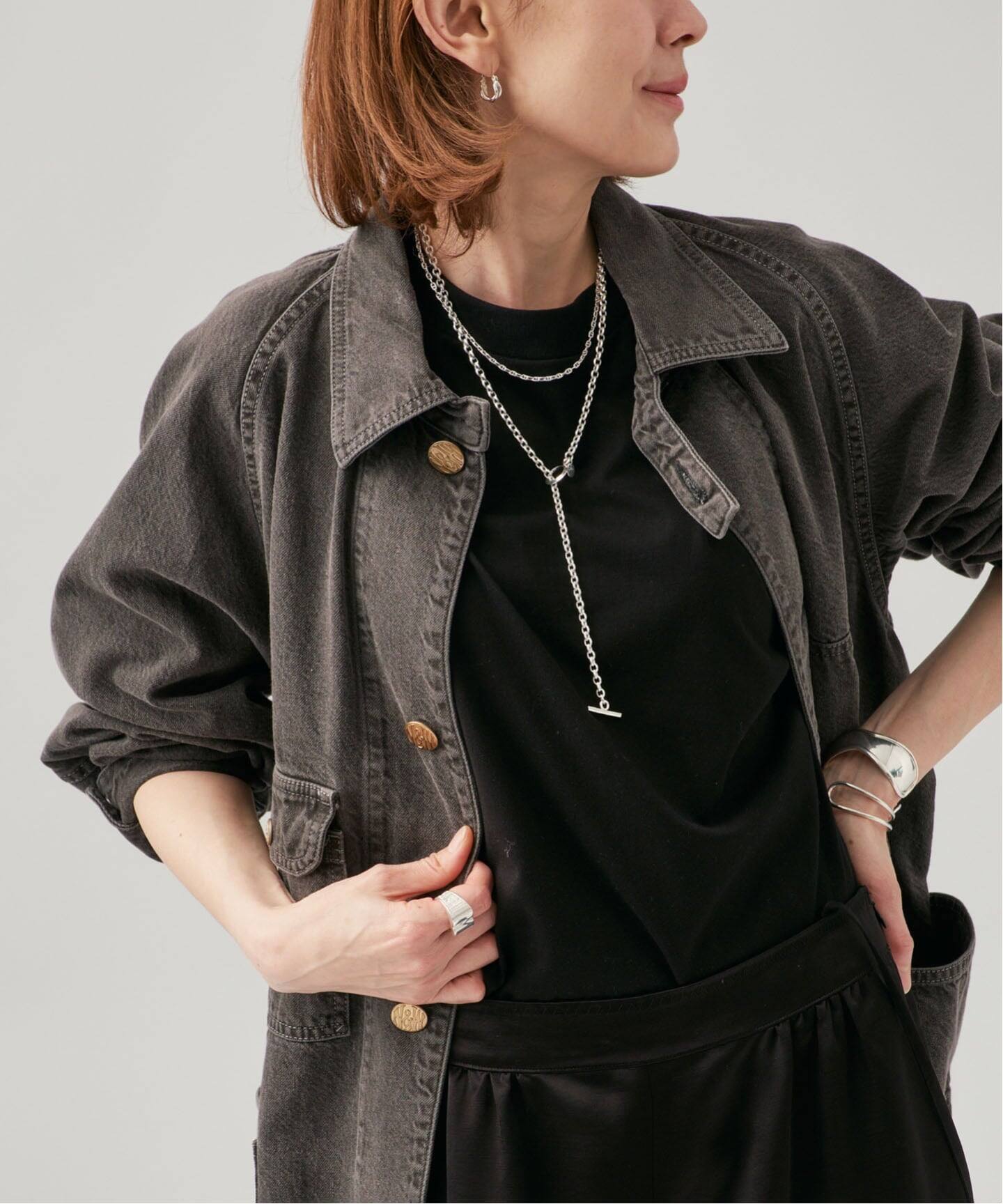 N&W Brown Denim 別注 カバーオール(カバーオール)|VERMEIL par N&W Brown Denim 別注 カバーオール(カバーオール)|VERMEIL par