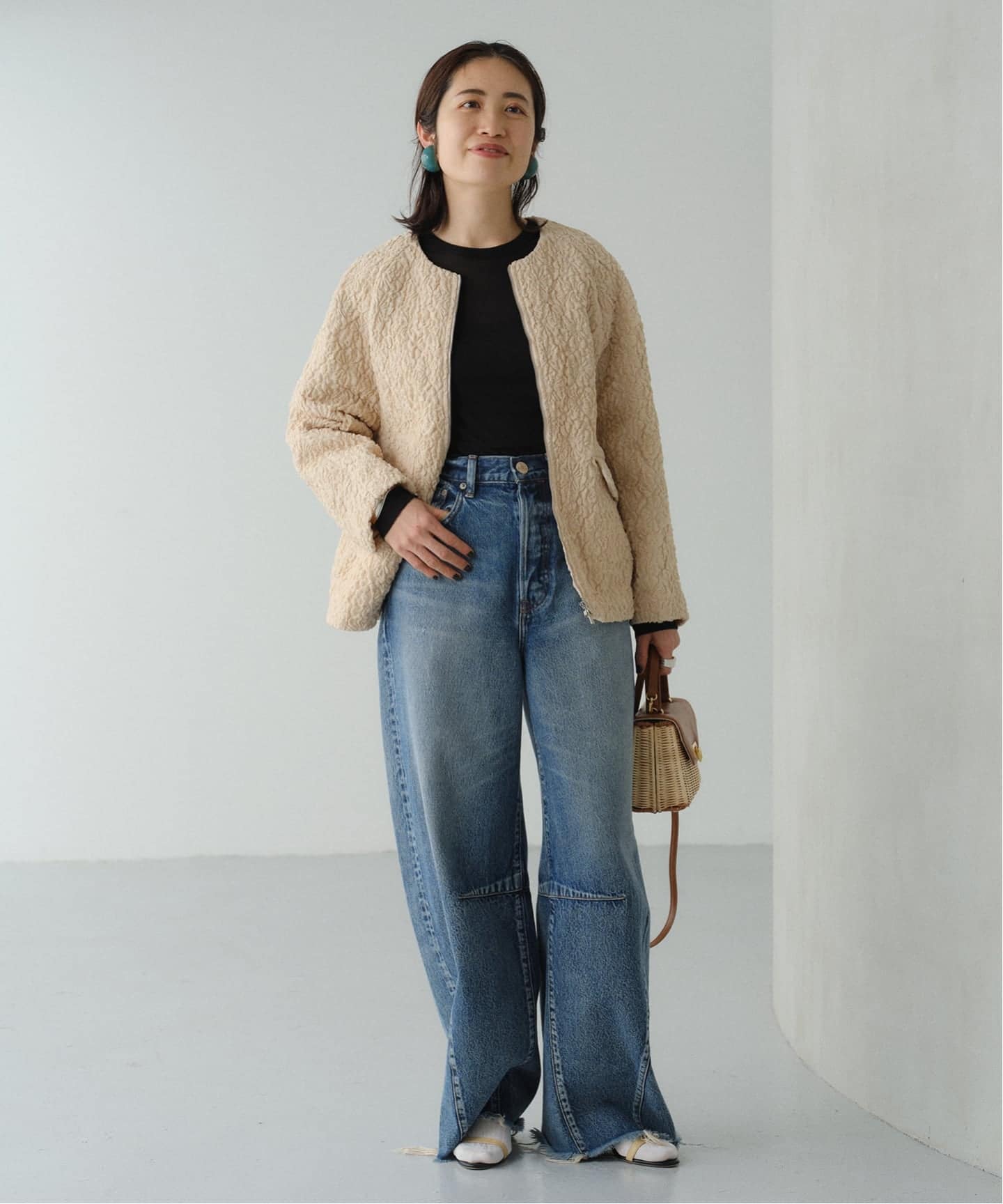 SAQUI サキ Matelasse ブルゾン 26SS19（その他ブルゾン／アウター