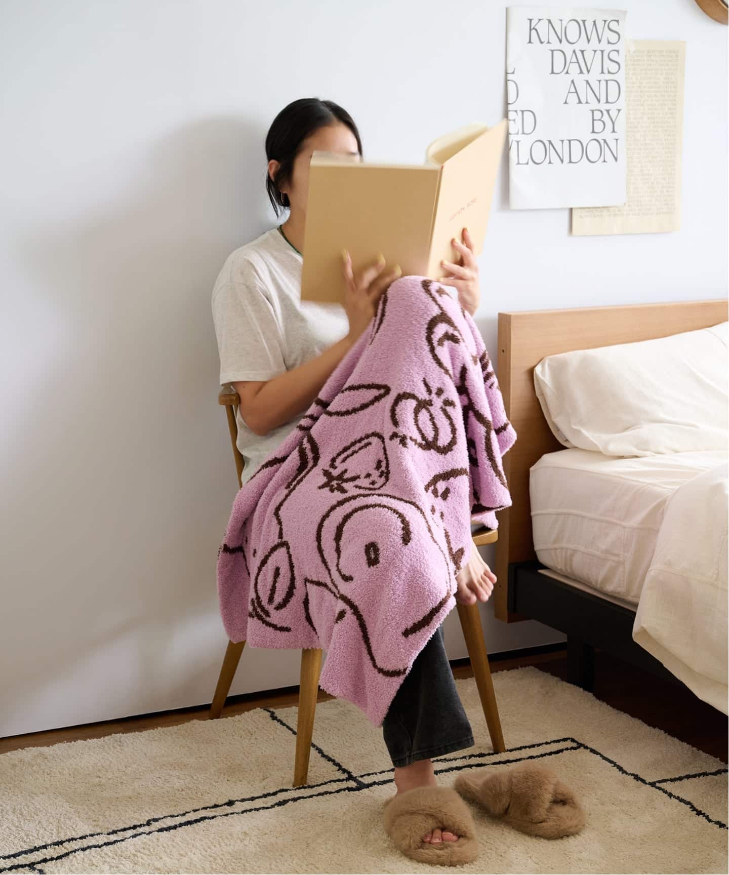 予約》CHENILLE YARN FRUITS BLANKET S ブランケット（ブランケット