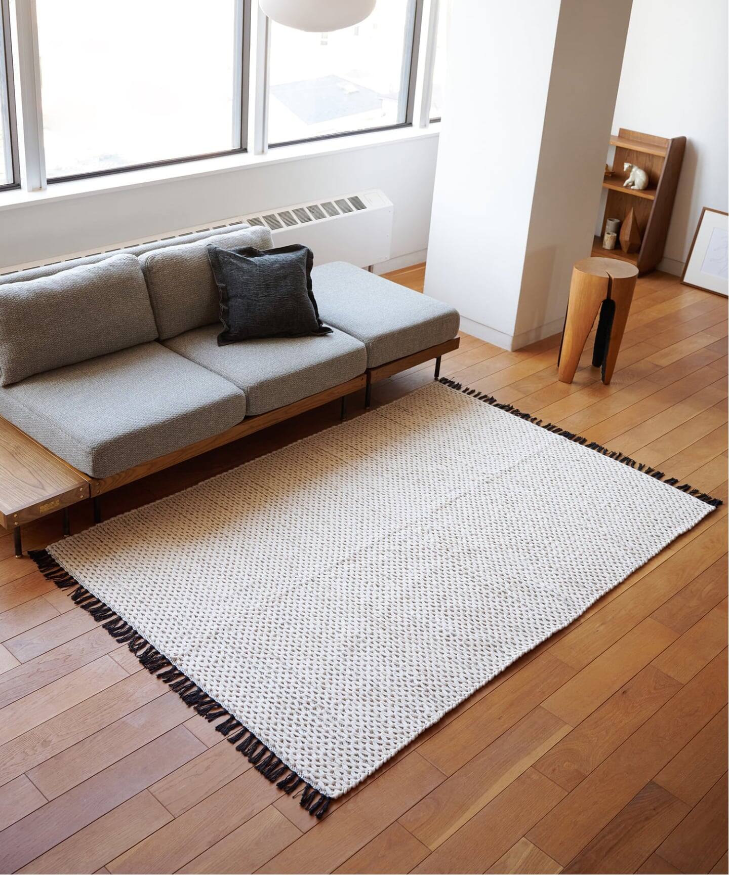 JOURNAL STANDARD FURNITURE フリンジ付きラグ 予約》AMIENS RUG 120X160 アミアン ラグ（ラグ・マット）｜JOURNAL