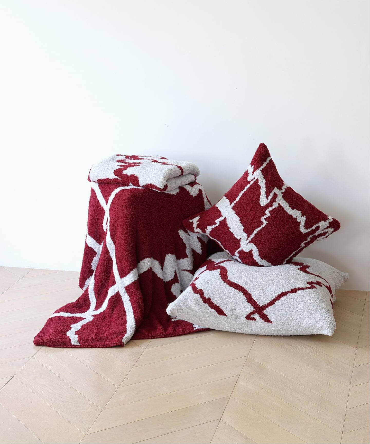 予約》CHENILLE YARN ABSTRACT CUSHION 60*60（クッション／クッション