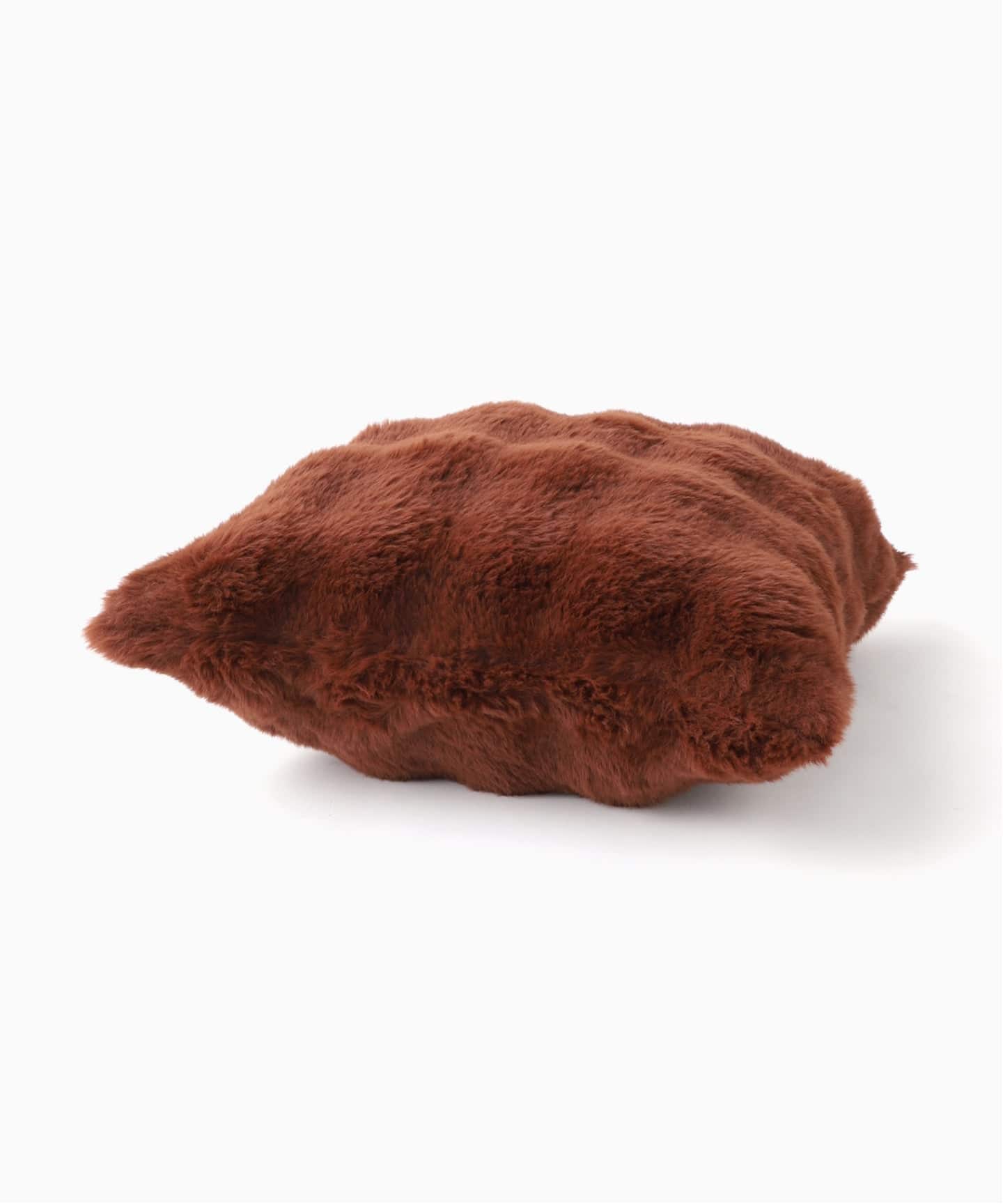 フェイクファー クッション／ブラウン 予約》FUR CUSHION フェイクファー クッションカバー 45cm（クッション