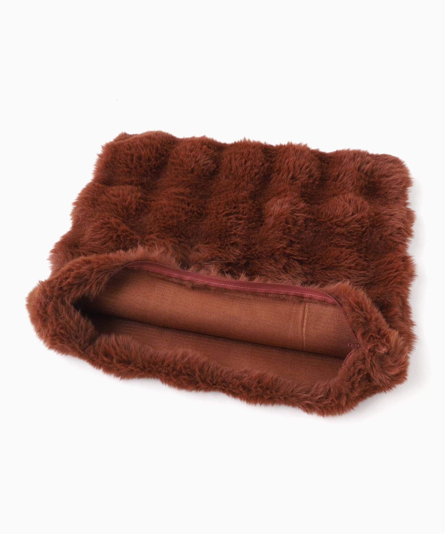 FUR CUSHION フェイクファー クッションカバー 45cm（クッション