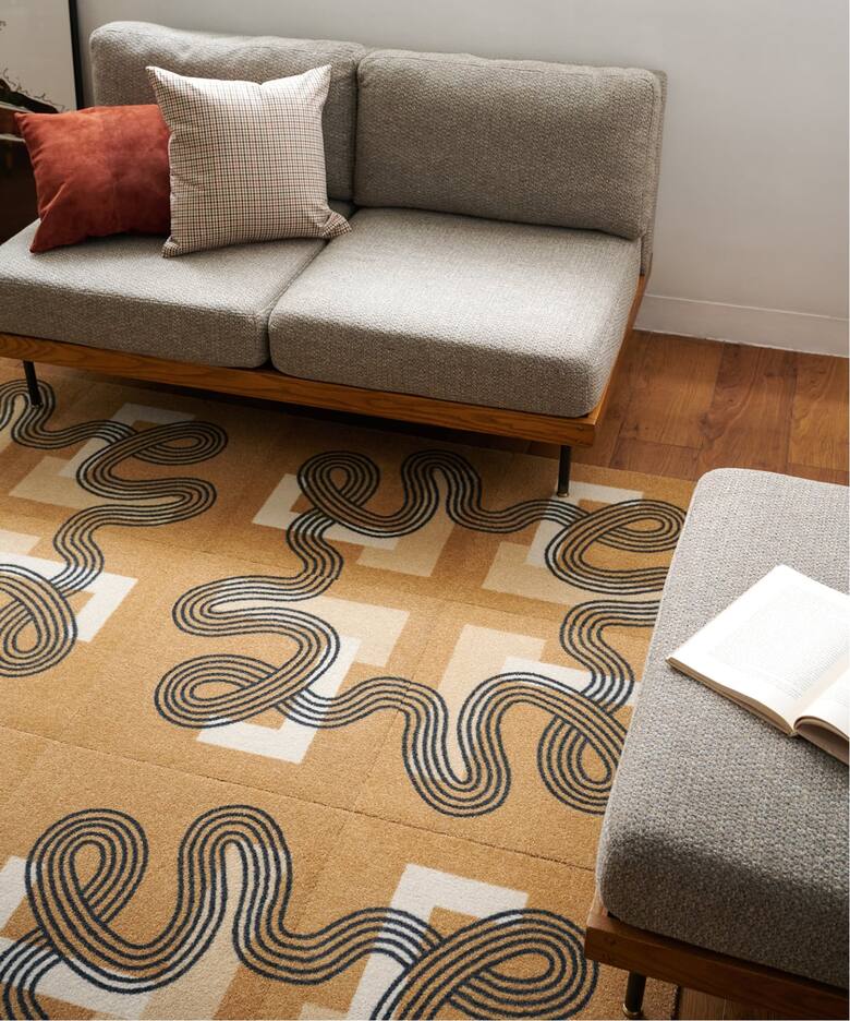 CARPET TILE CROSBY 1P カーペットタイル（ラグ・マット）｜JOURNAL 